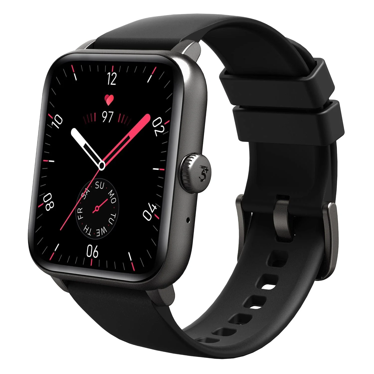3Plus Vibe Fit Smartwatch with 1.83-In. Color Touch Screen, Bluetooth Calling, Heart Rate/Blood Oxygen/Sleep, 50+ Workouts, and IP68 Water-Resistant - Image 3