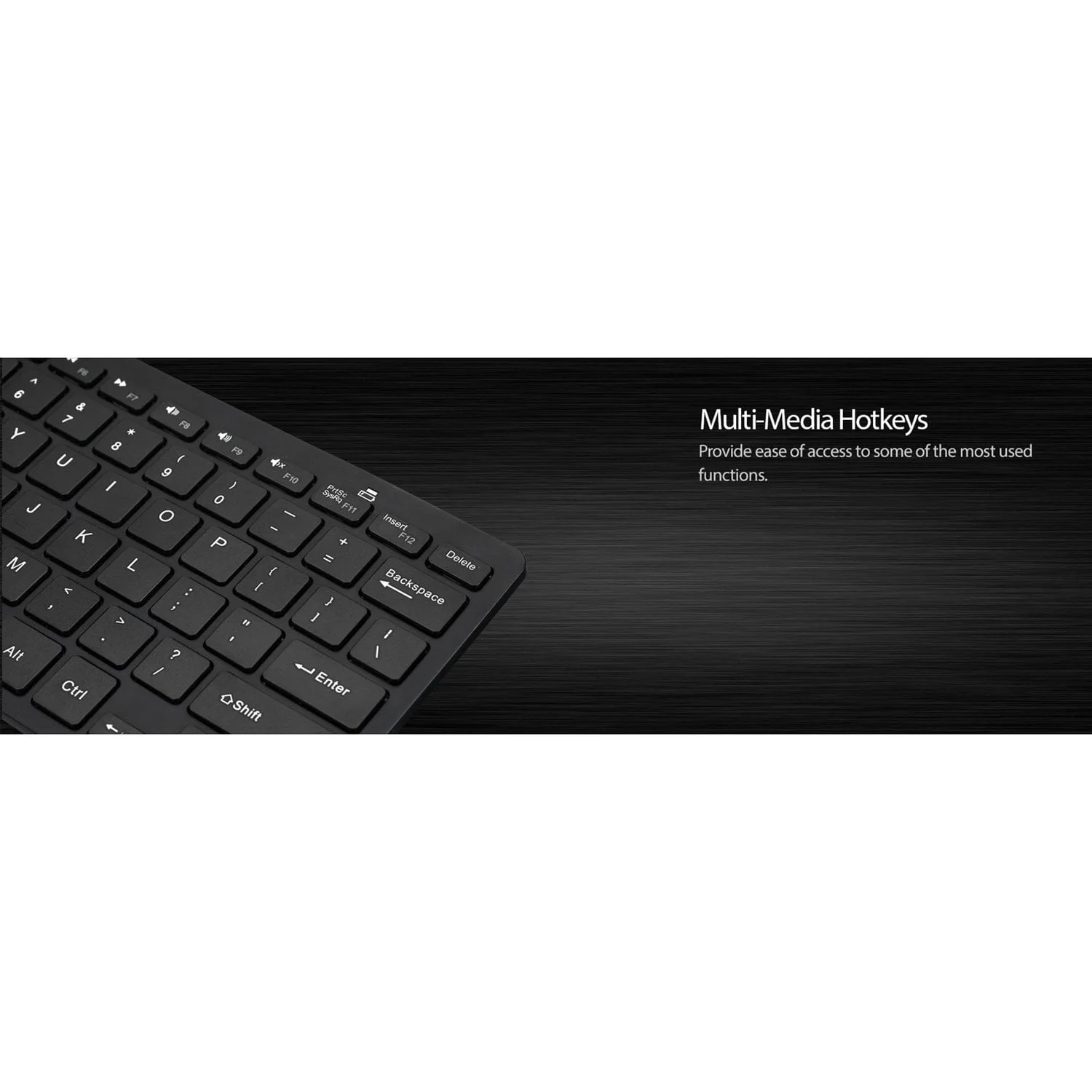 Adesso Bluetooth SlimTouch Computer Keyboard with Scissor Switches, for Windows, Mini - Image 5