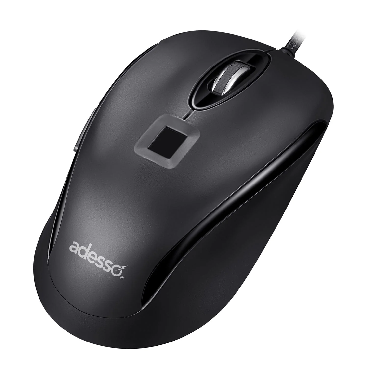 Adesso iMouse F1-TAA Wired USB Computer Mouse with Fingerprint Reader, 5 Buttons, 1200 DPI, for PC and Mac - Image 10
