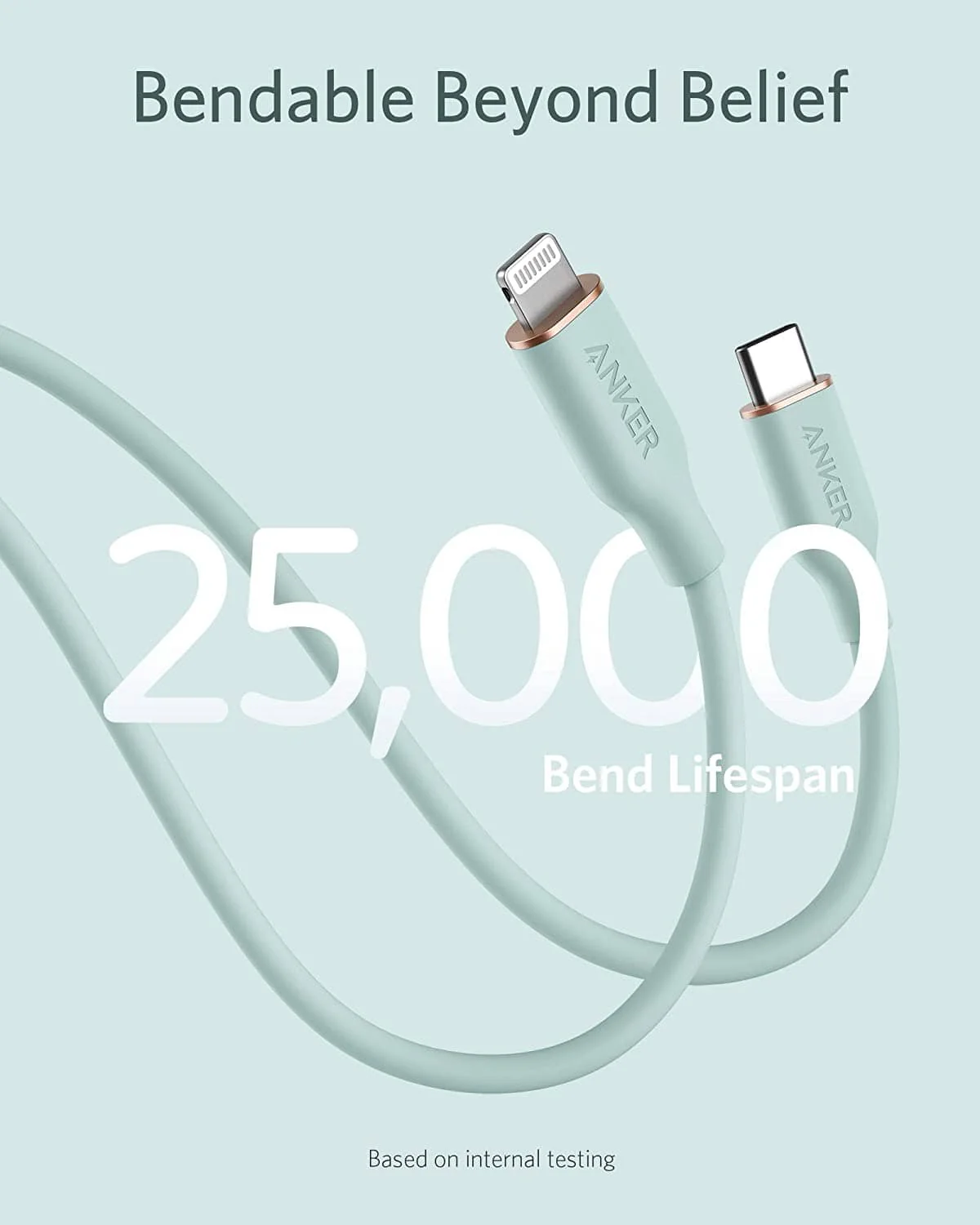 Anker <b>641</b> USB-C to Lightning Cable (Flow, 3 ft Silicone) - Image 22