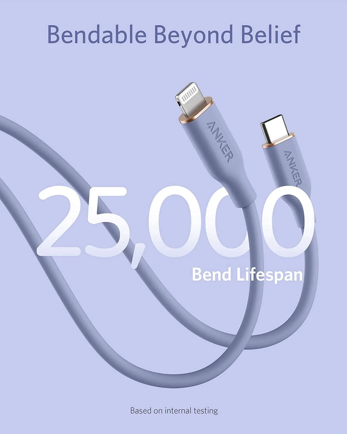 Anker <b>641</b> USB-C to Lightning Cable (Flow, 3 ft Silicone) - Image 28