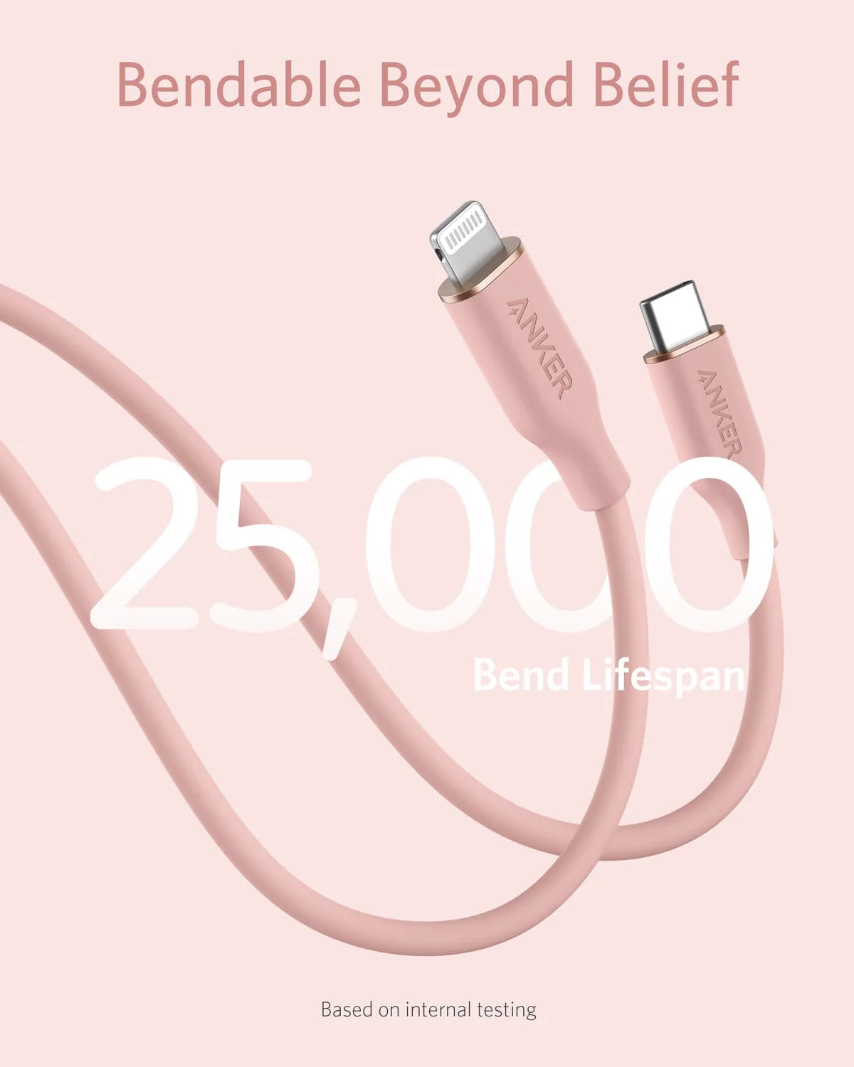 Anker <b>641</b> USB-C to Lightning Cable (Flow, 3 ft Silicone) - Image 46