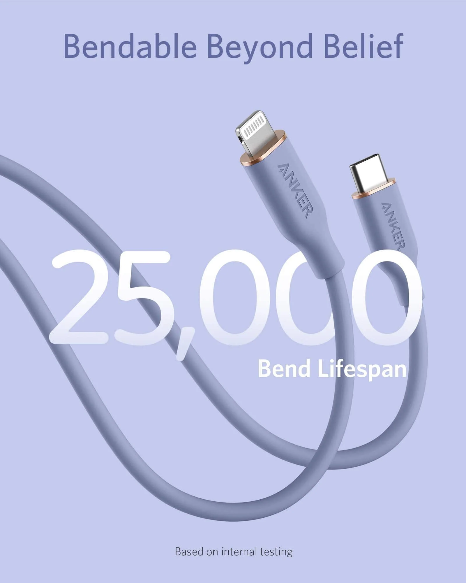 Anker <b>641</b> USB-C to Lightning Cable (Flow, Silicone) - Image 64