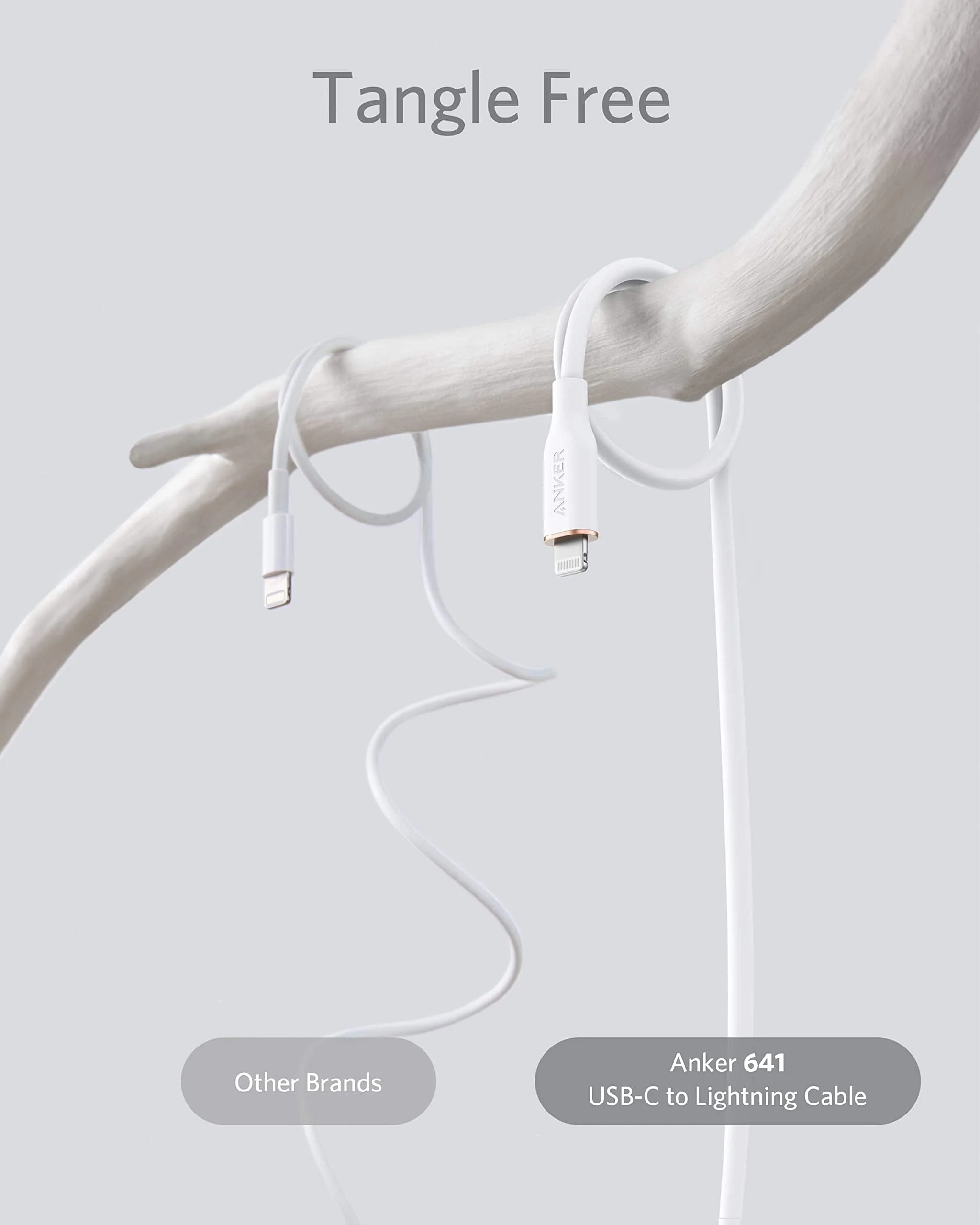 Anker <b>641</b> USB-C to Lightning Cable (Flow, Silicone) - Image 9