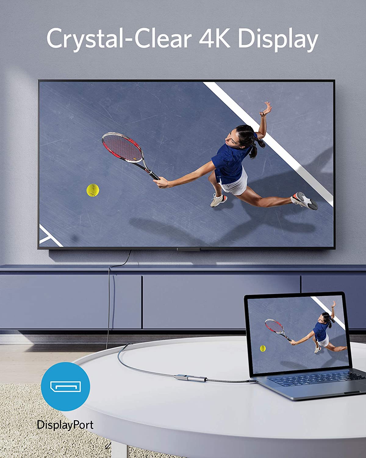 Anker <b>PowerExpand</b> USB-C to DisplayPort Adapter - Image 2