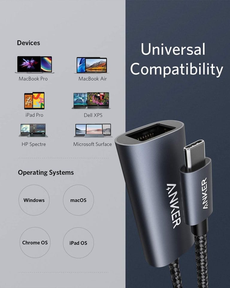 Anker <b>PowerExpand</b> USB-C to Gigabit Ethernet Adapter - Image 4