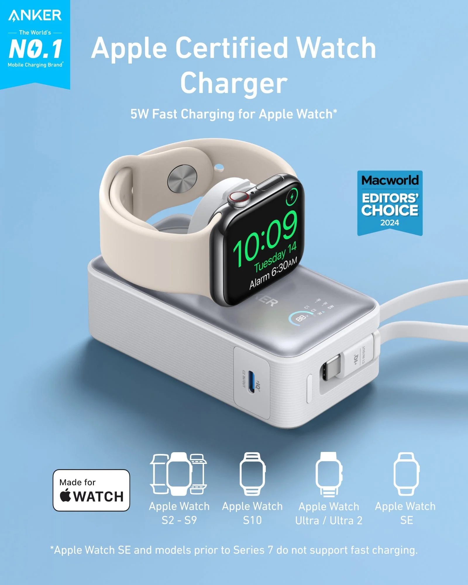 Anker MagGo Power Bank (10K, 35W, For Apple Watch) - Image 8