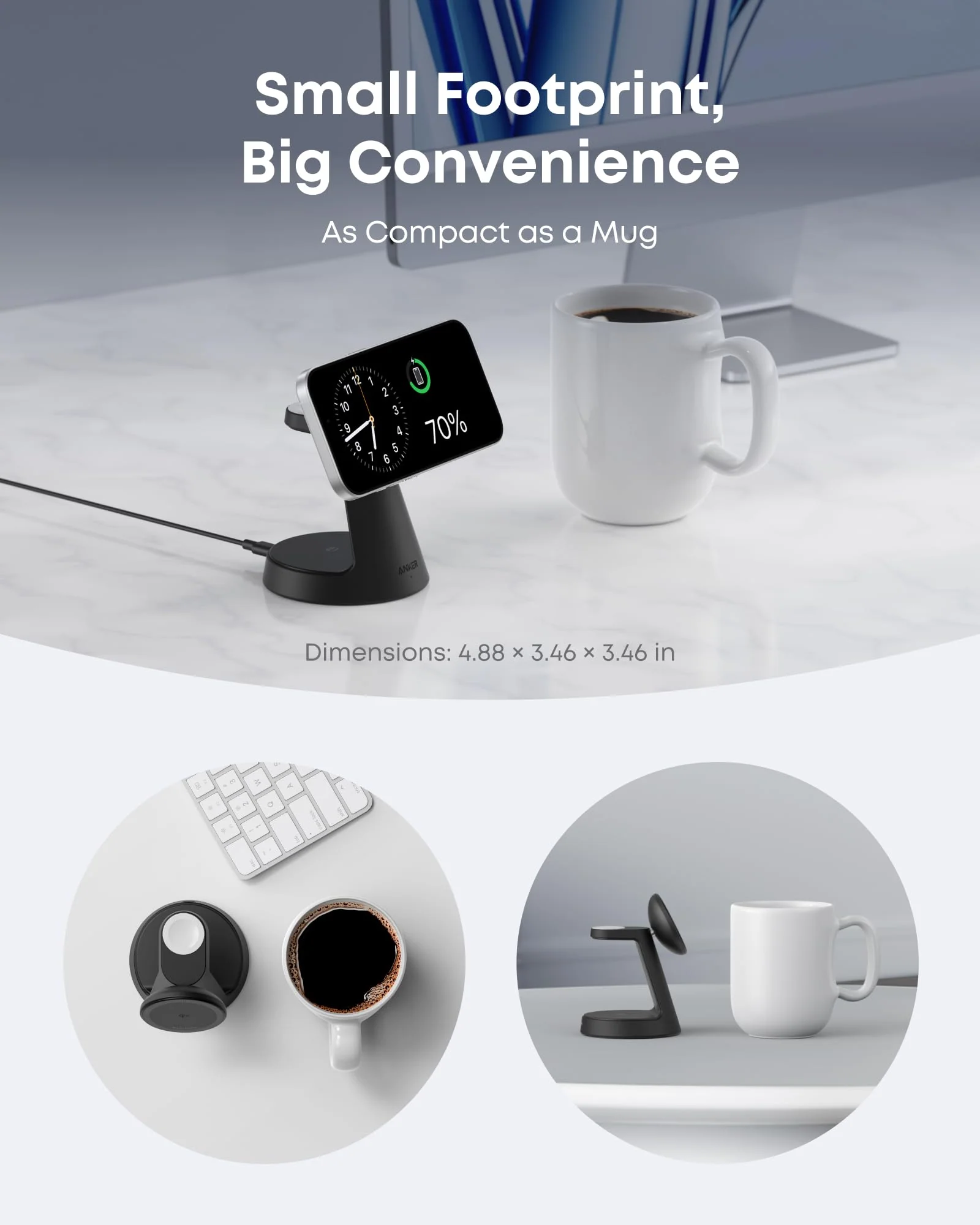 Anker MagGo Wireless Charging Station (3-in-1, Dock Stand) - Image 11