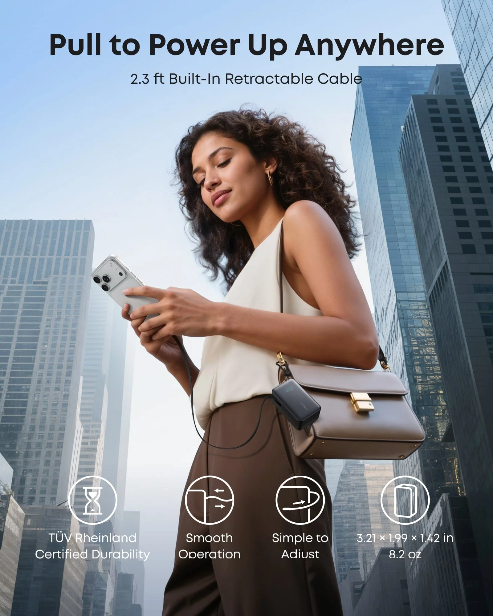Anker Nano Power Bank (10K, 45W, Built-In Retractable USB-C Cable) - Image 12