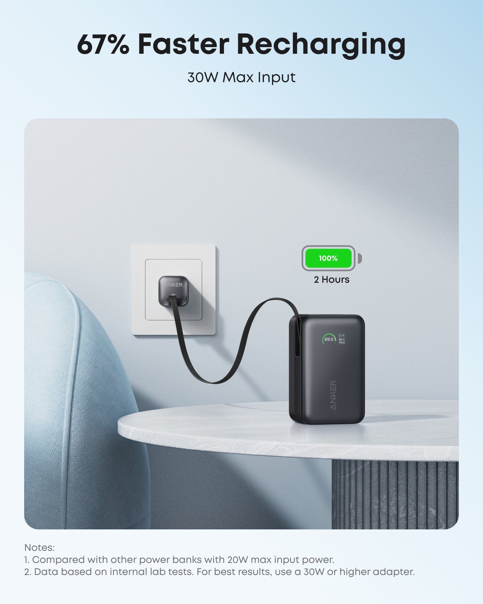 Anker Nano Power Bank (10K, 45W, Built-In Retractable USB-C Cable) - Image 14