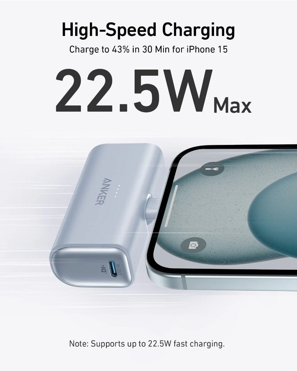 Anker Nano Power Bank (22.5W, Built-In USB-C Connector) - Image 14