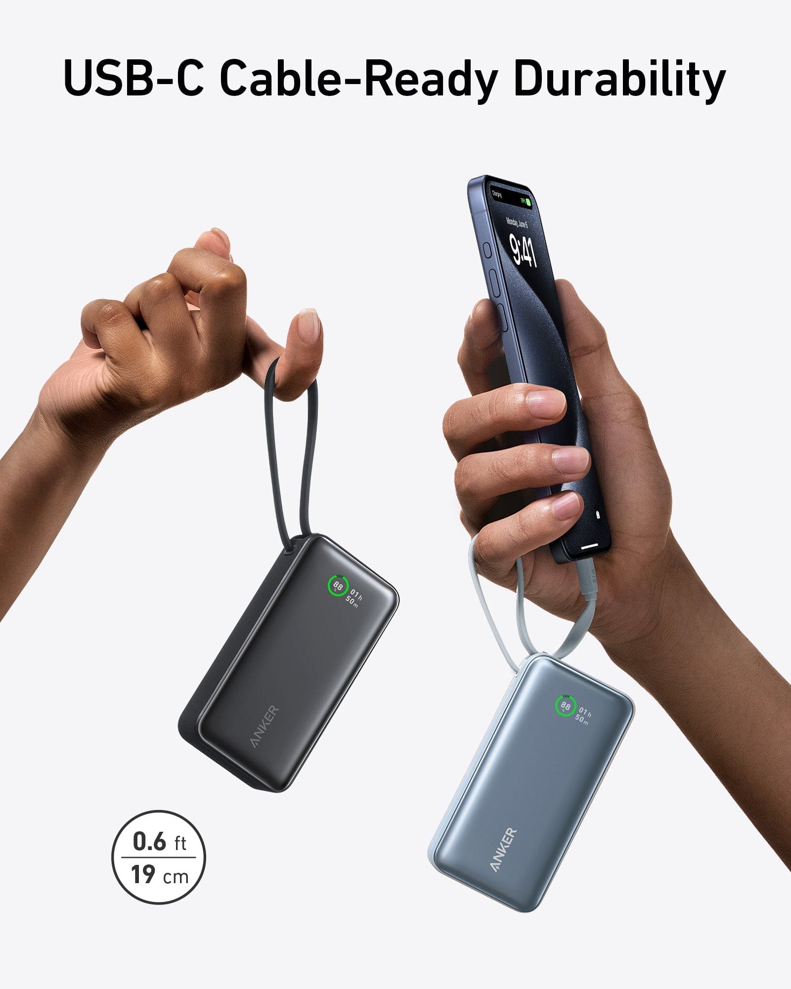 Anker Nano Power Bank (30W, Built-In USB-C Cable) - Image 21