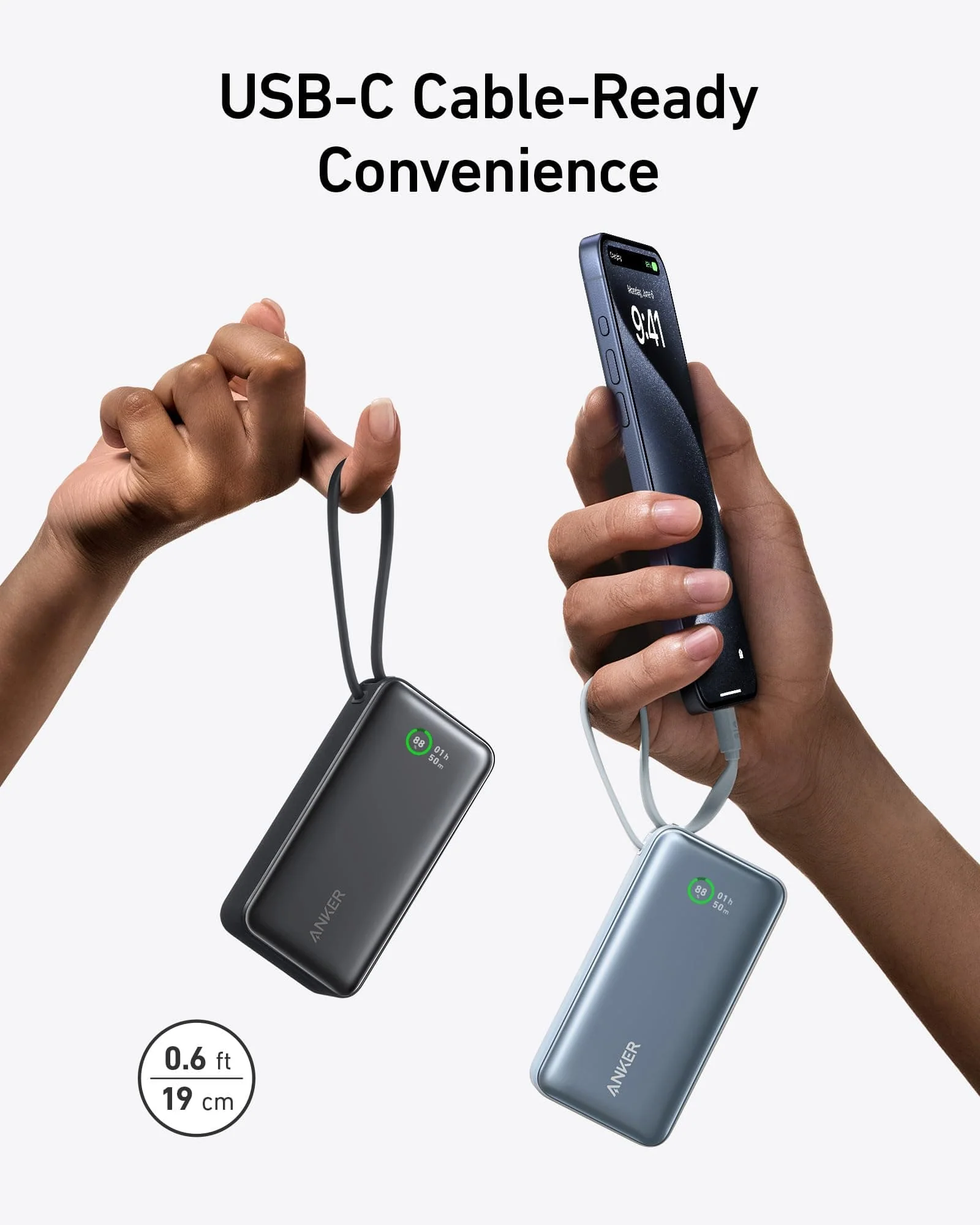 Anker Nano Power Bank (30W, Built-In USB-C Cable) - Image 27