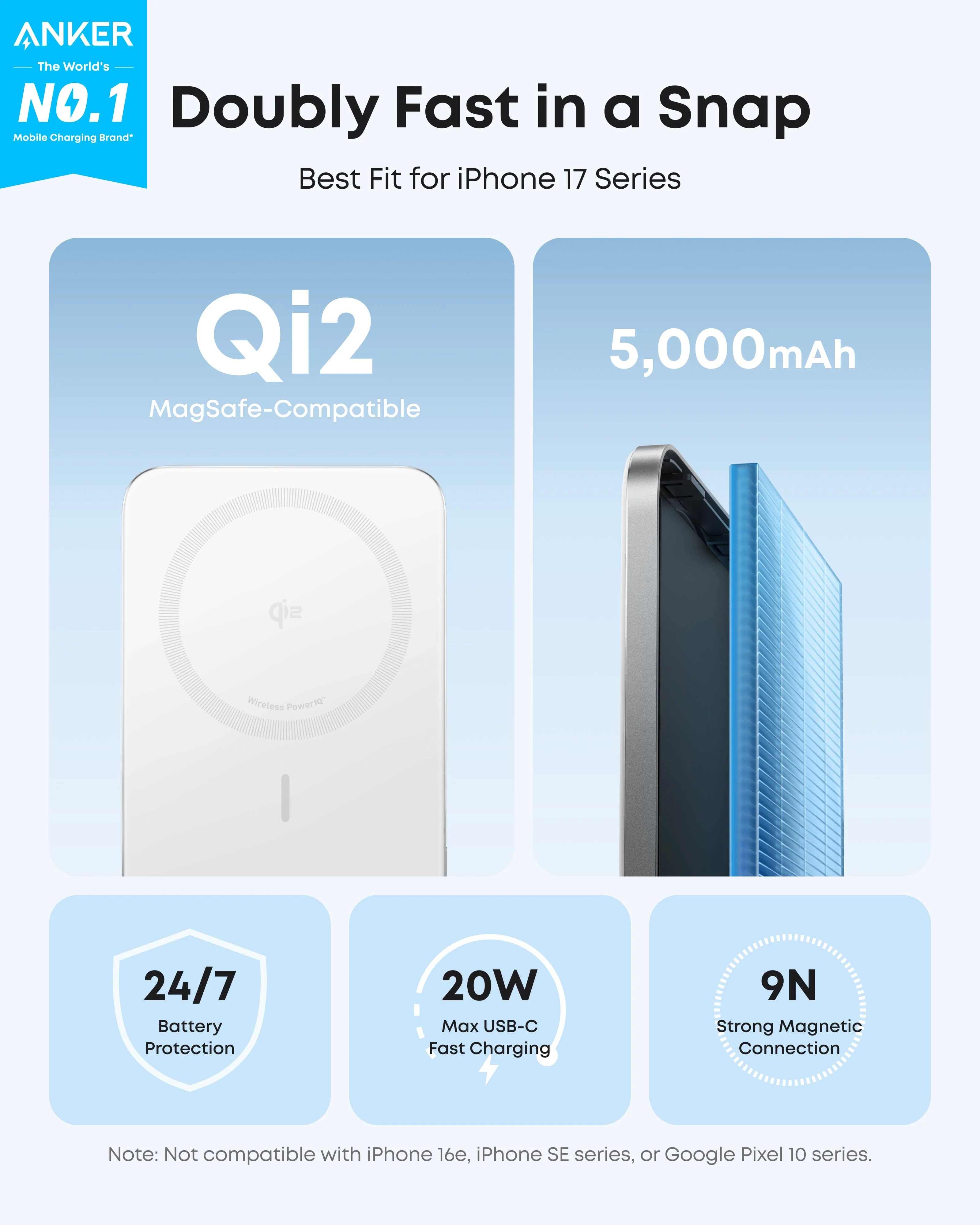 Anker Nano Power Bank (5K, MagGo, Slim) - Image 32