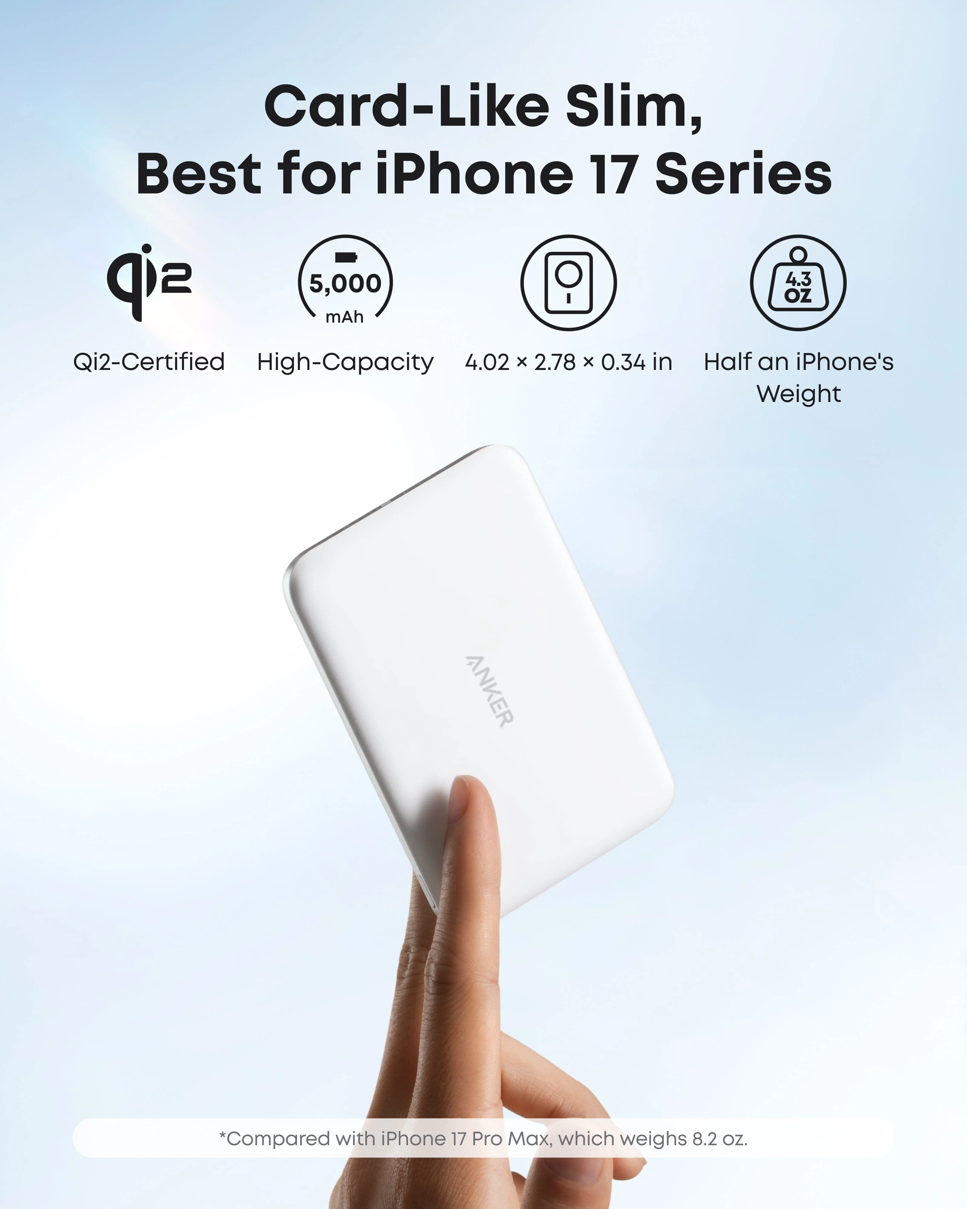 Anker Nano Power Bank (5K, MagGo, Slim) - Image 9