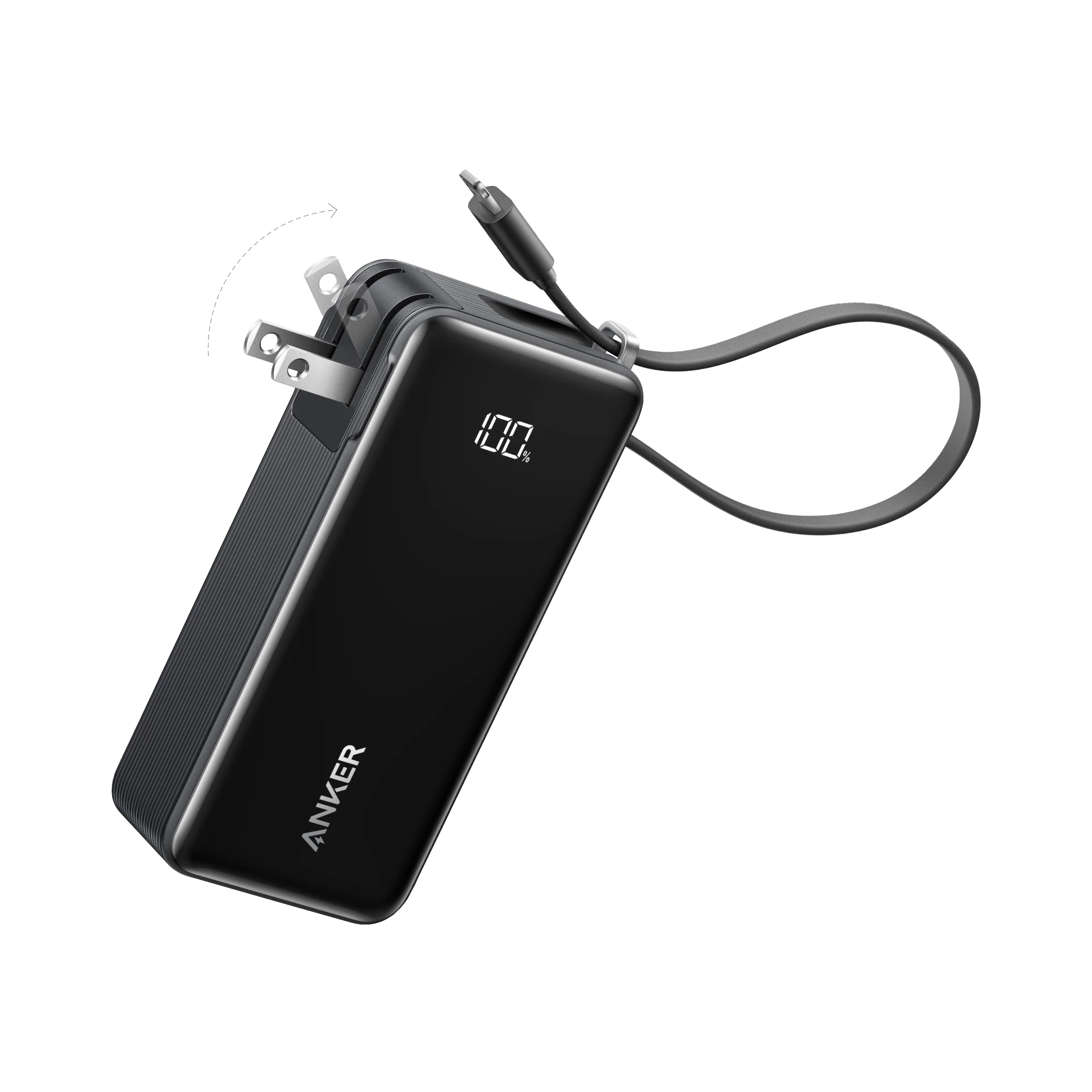 Anker Power Bank (10K, Fusion, Built-In Cable) - Image 31