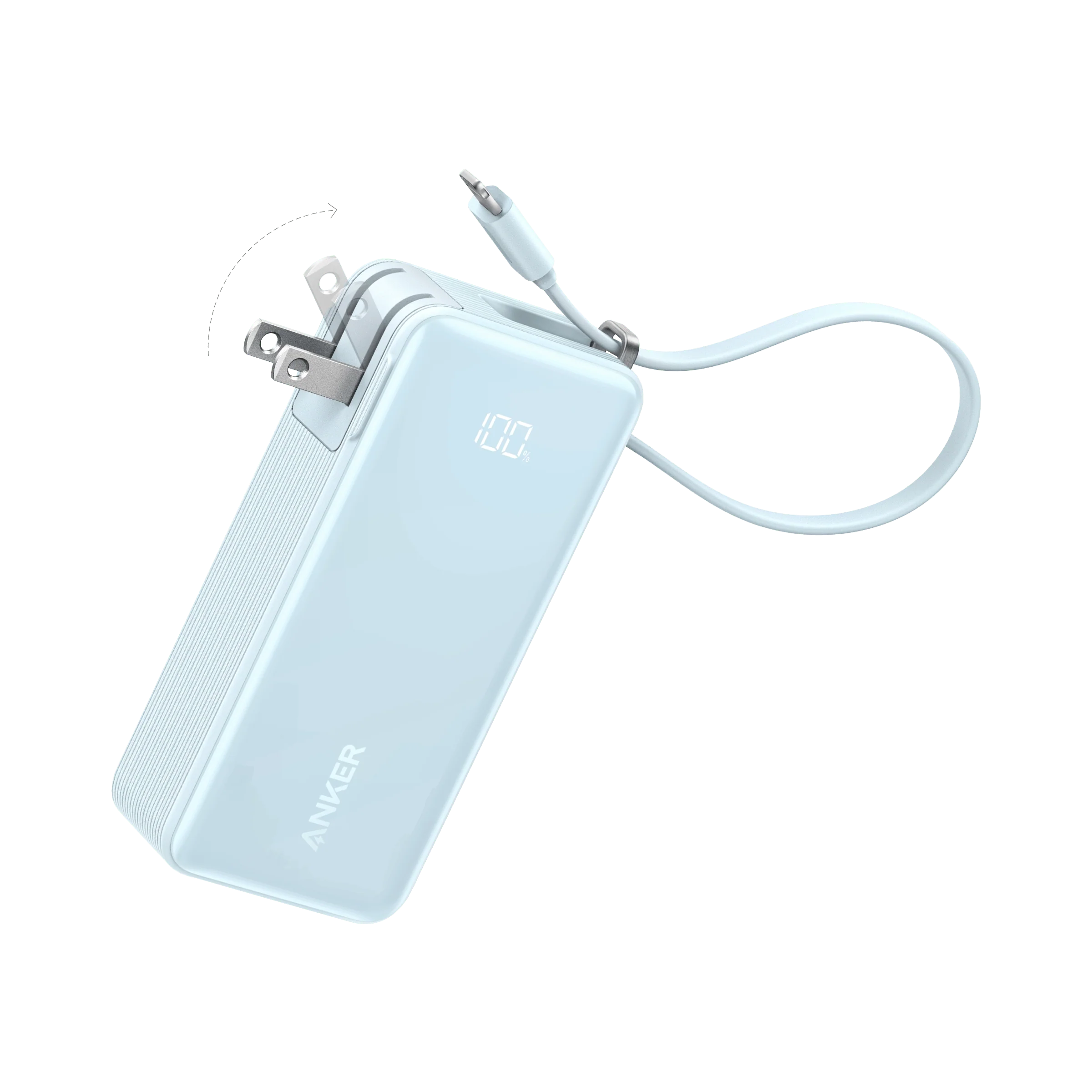 Anker Power Bank (10K, Fusion, Built-In Cable) - Image 43