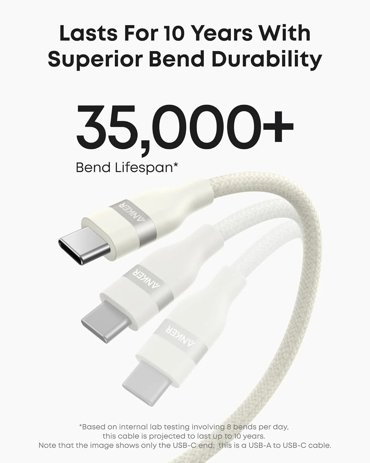 Anker USB-A to USB-C Cable (3 ft/6 ft, Upcycled-Braided) - Image 18