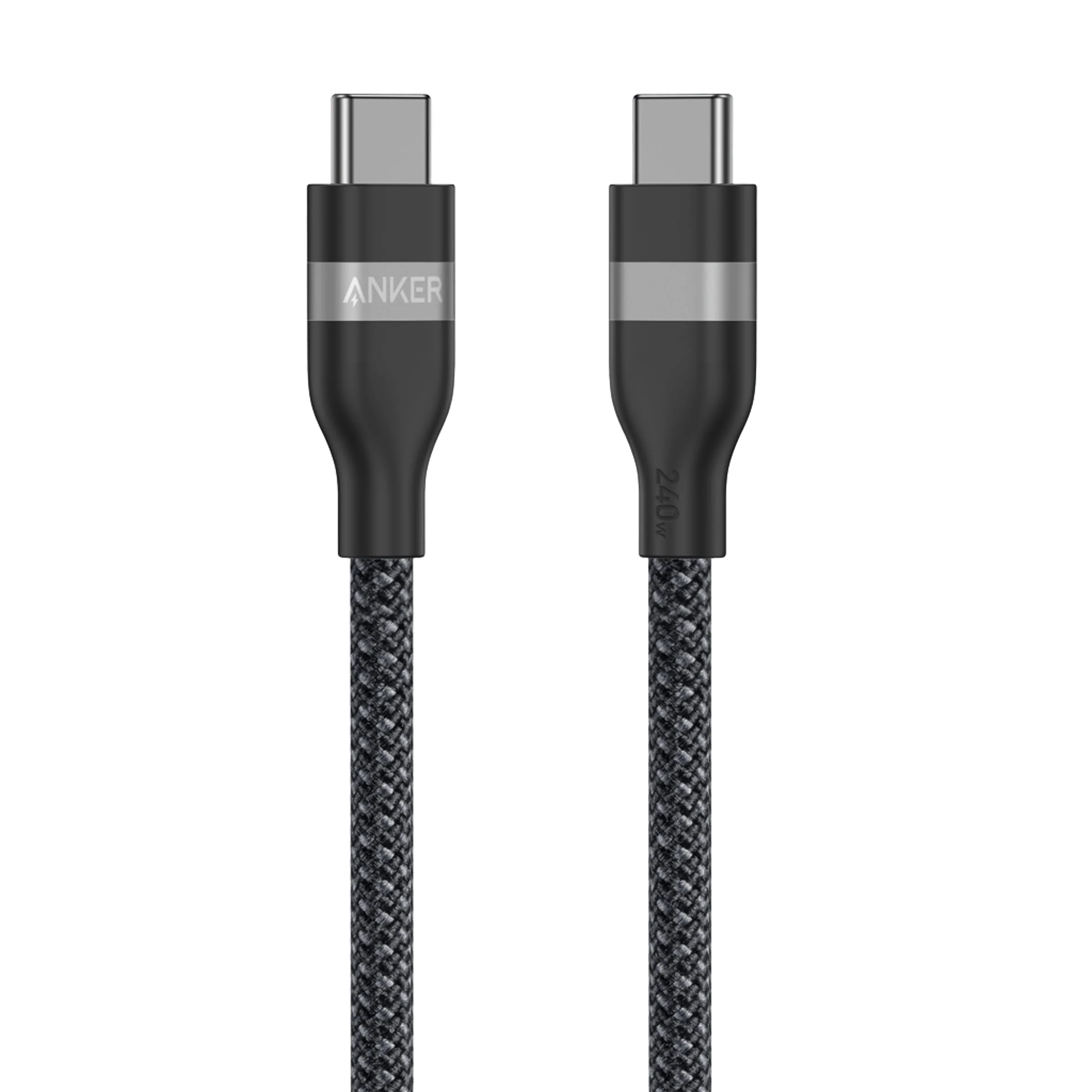 Anker USB-C to USB-C Cable (3 ft / 6 ft, 240W, Upcycled-Braided)