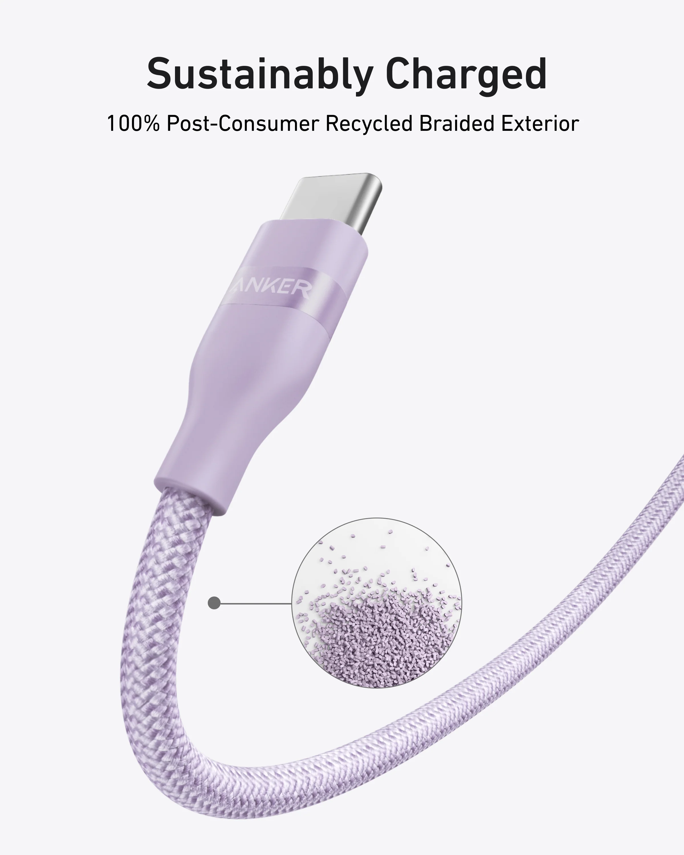 Anker USB-C to USB-C Cable (3 ft / 6 ft, 240W, Upcycled-Braided) - Image 41