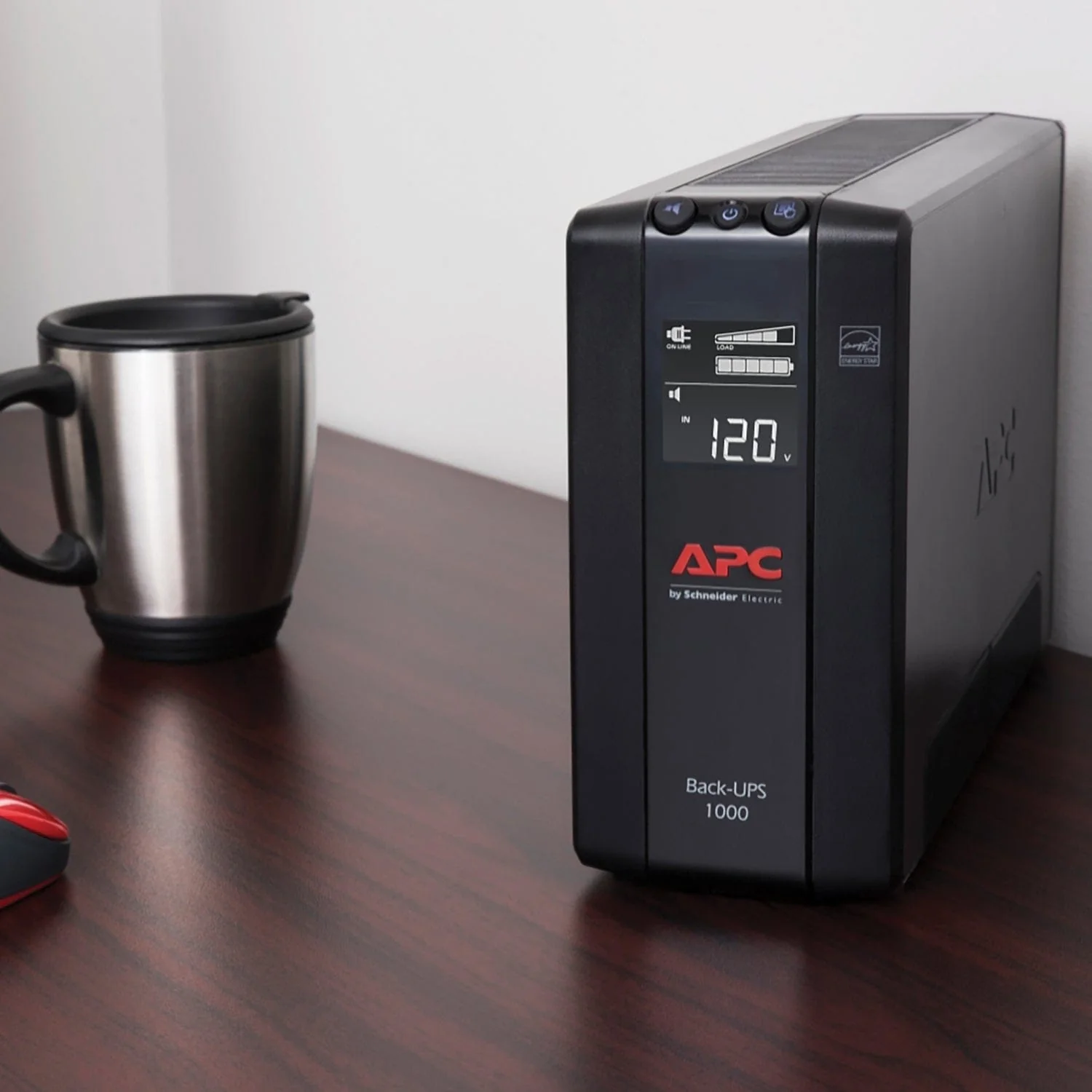 APC Back-UPS Pro 600-Watt 8-Outlet Compact Battery Back-Up and Surge Protector - Image 3