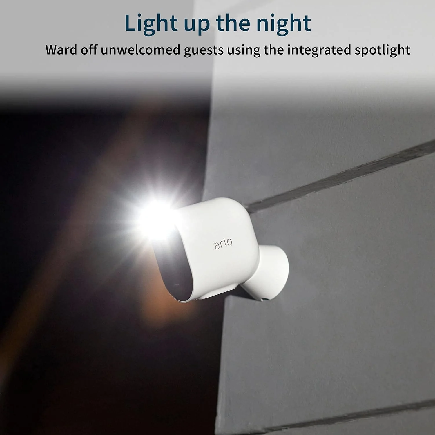 Arlo Pro 4 Spotlight WiFi Security & Surveillance Camera, Black - Certified Refurbished - Image 2