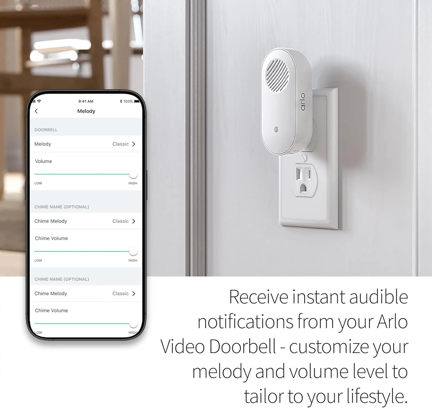 Arlo AC2001 Chime 2 Wireless Doorbell - Certified refurbished - Image 5