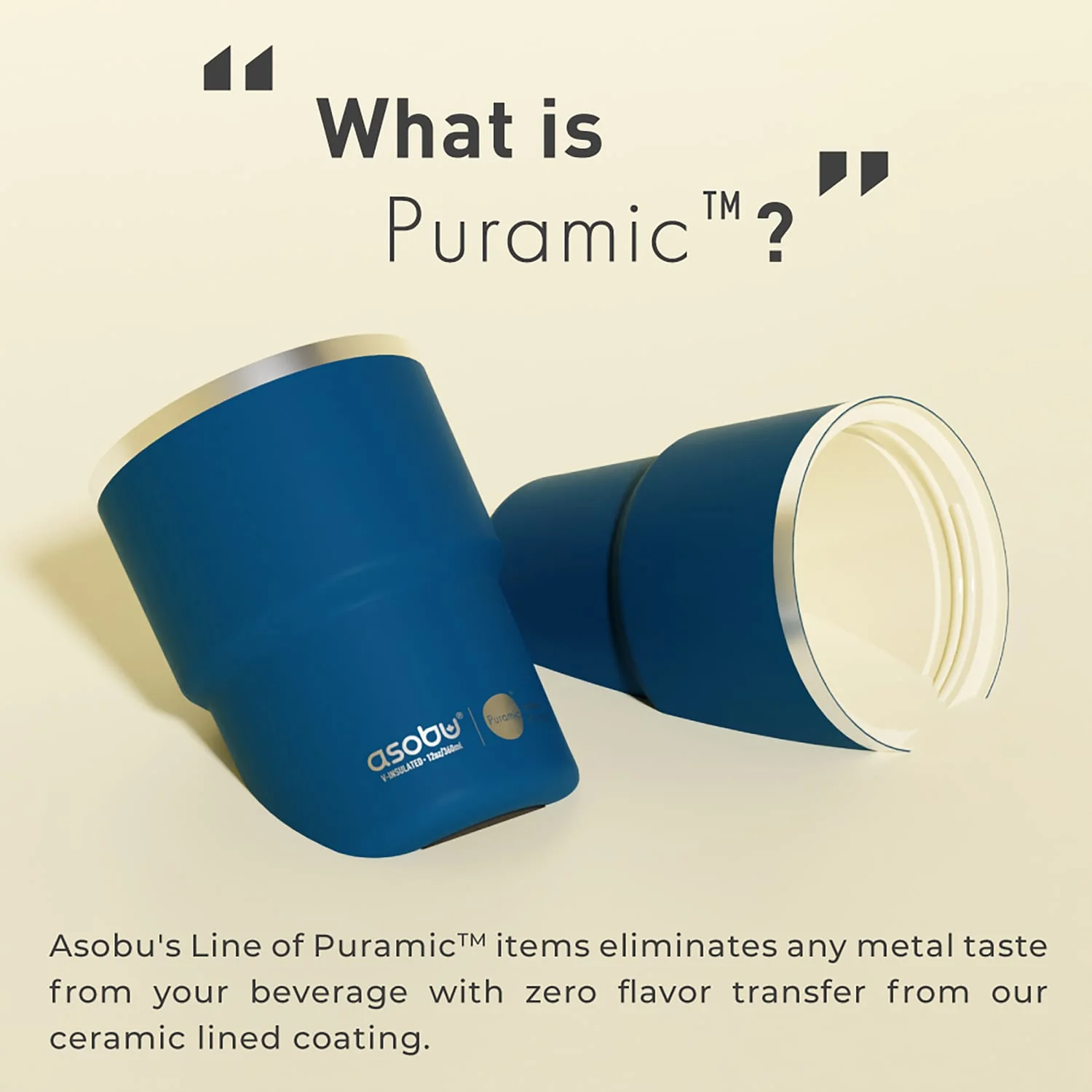 Asobu 12-Oz. Coffee Express Insulated Travel Mug, Blue - Image 2