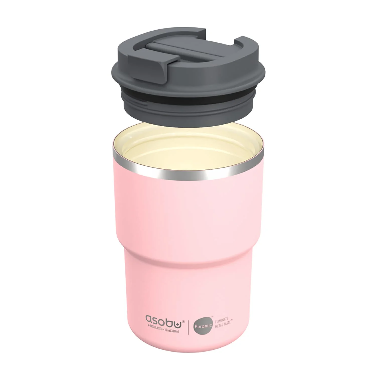 Asobu 12-Oz. Coffee Express Insulated Travel Mug, Pink - Image 4