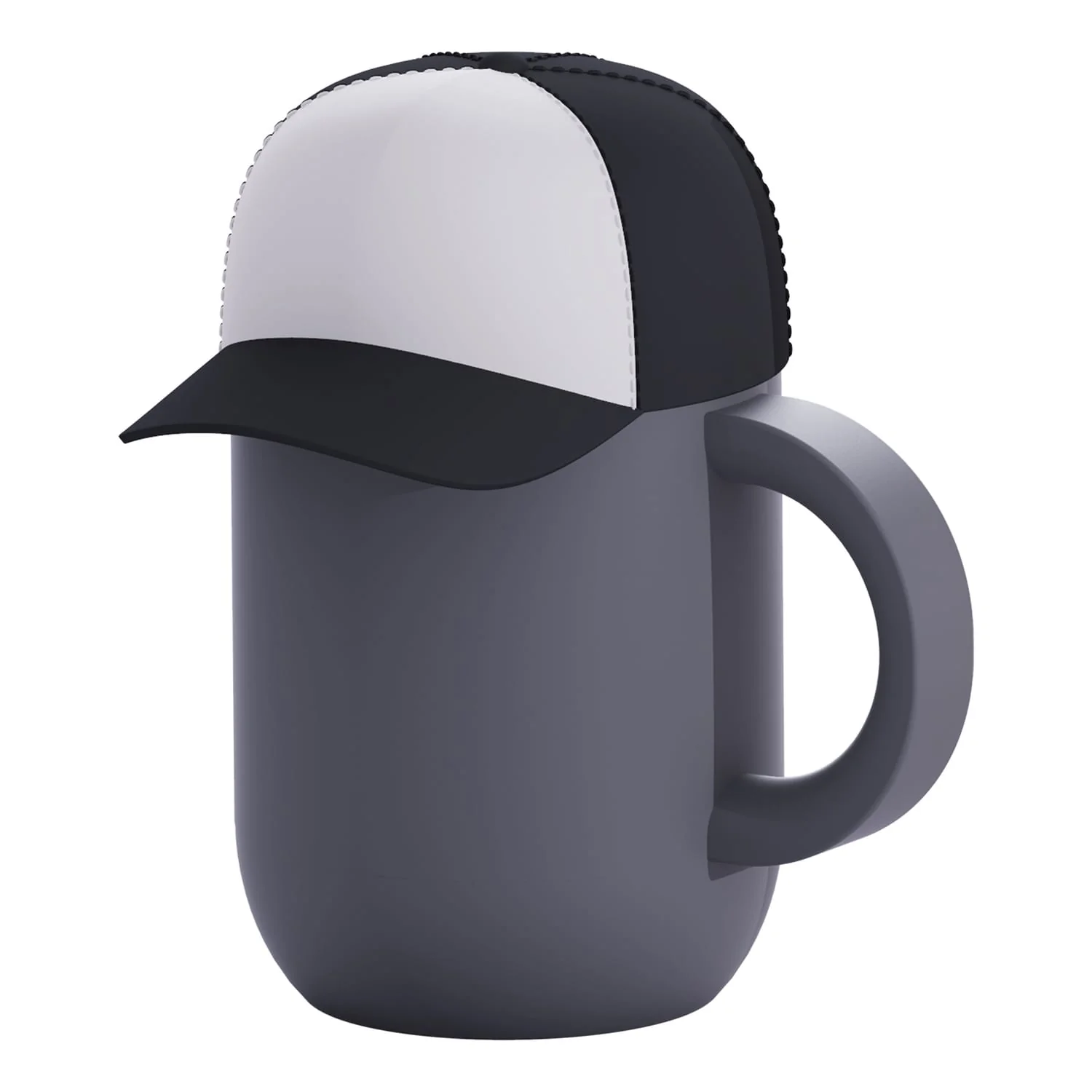 Asobu 13-Oz. Happy Hat Insulated Mug, Black
