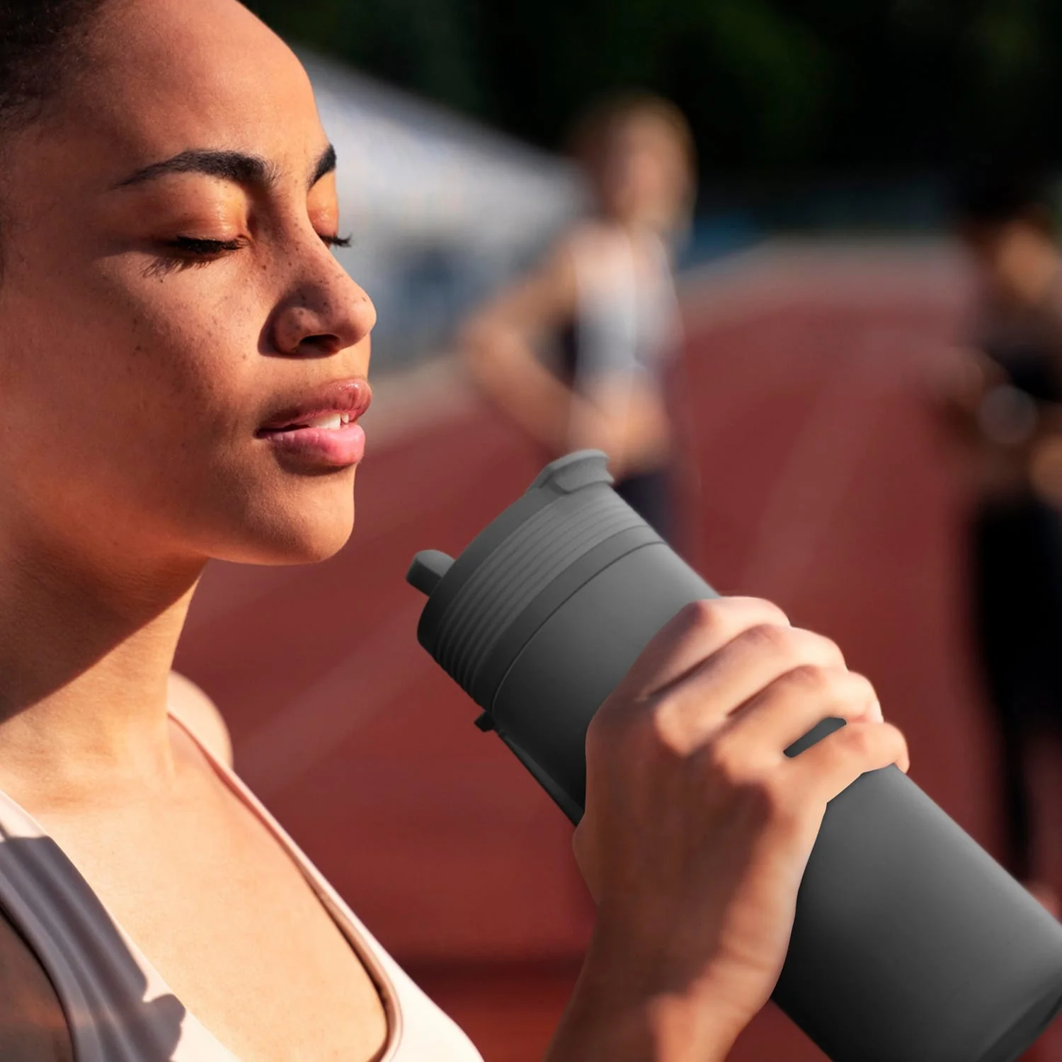 Asobu 20-Oz. Aspen Insulated Water Bottle, Black - Image 2