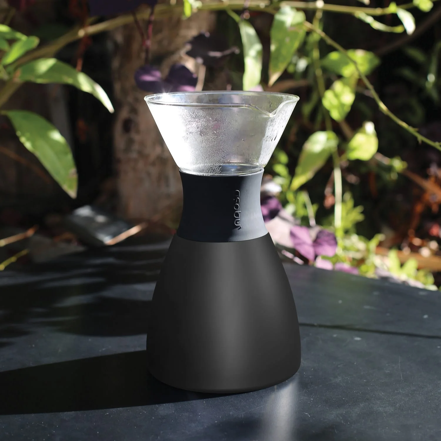 Asobu Insulated Pour-over Coffee Maker with Removable Carafe, 34-Oz., Black - Image 3