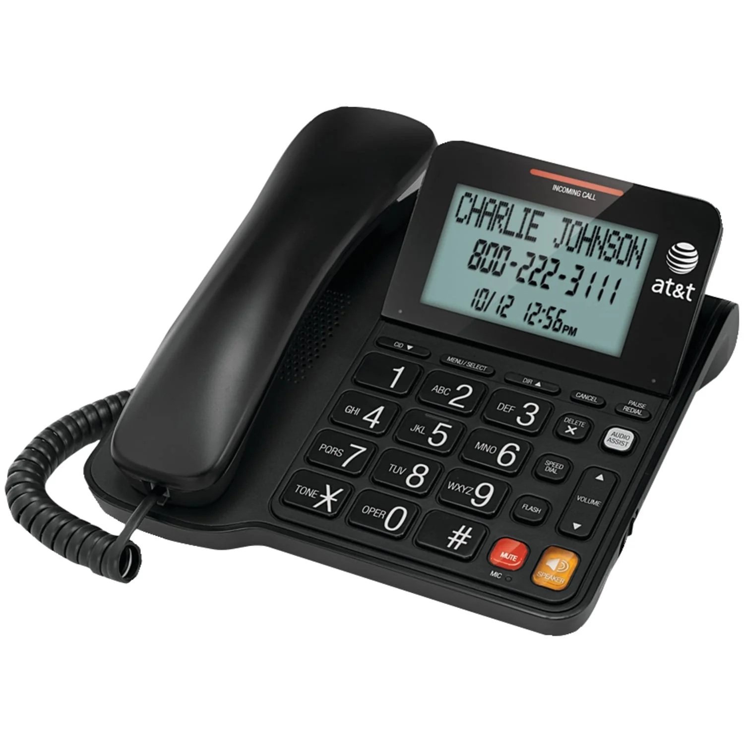 AT&T Corded Speakerphone with Large Display - Image 3