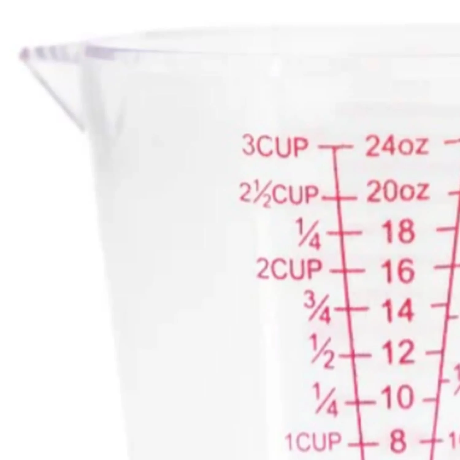 Better Houseware 24-Oz. Clear Acrylic Measuring Cup with Handle, 24 Oz. - Image 4