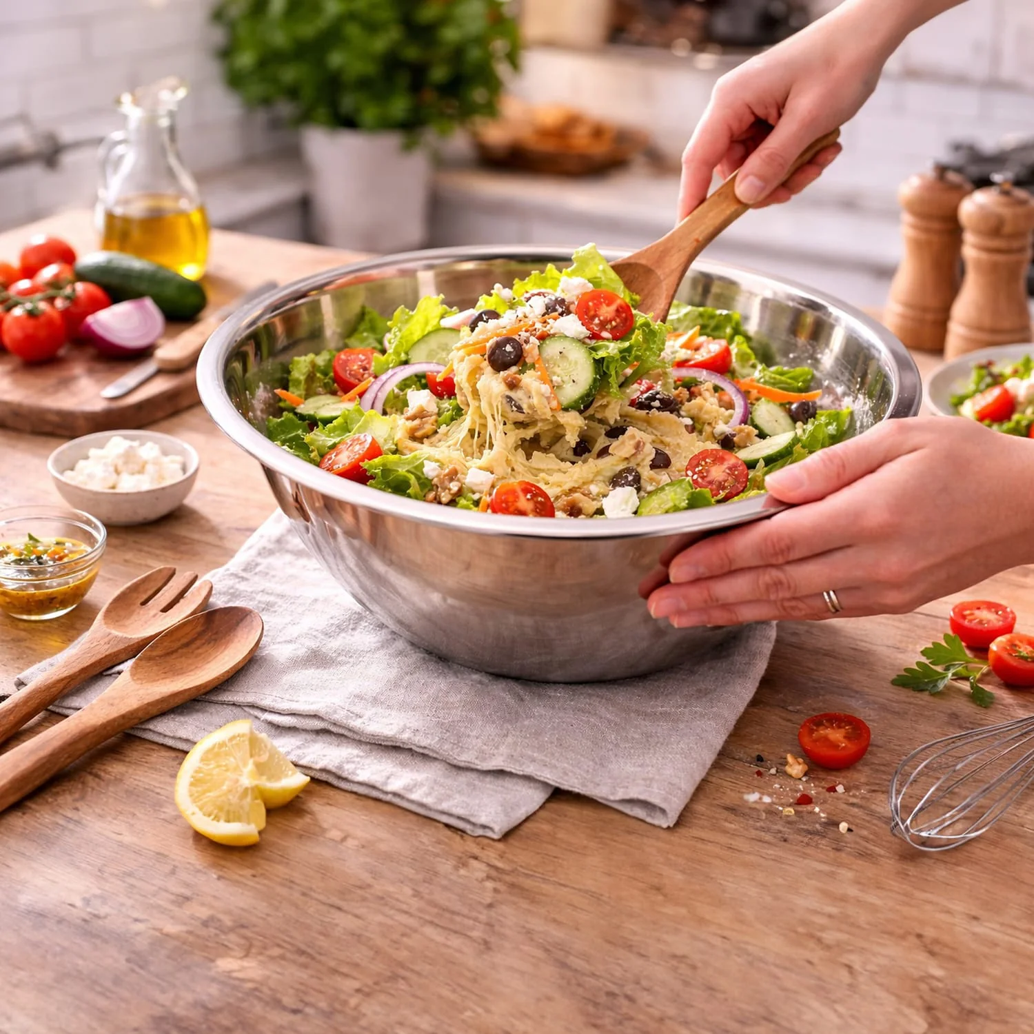 Better Houseware 5-Qt. Stainless Steel Mixing Bowl, 5 Qt. - Image 2