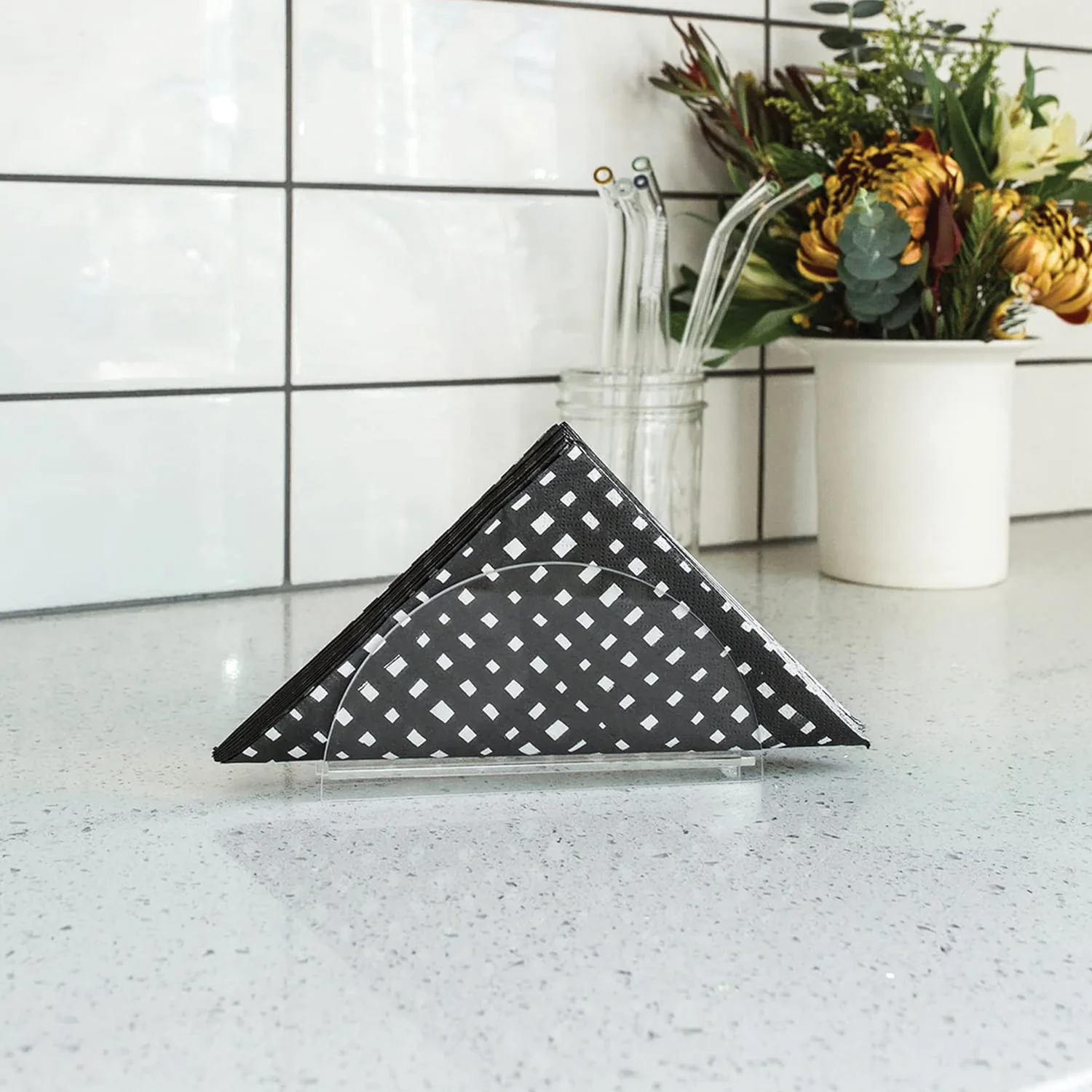 Better Houseware Acrylic Napkin Holder, Clear - Image 5