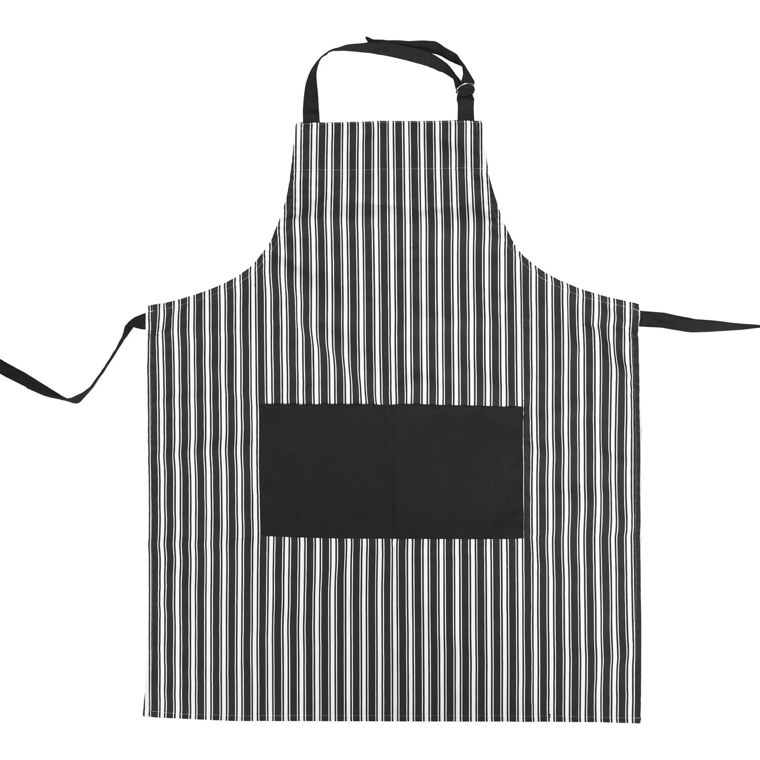 Better Houseware Adjustable Striped Apron, Black - Image 2