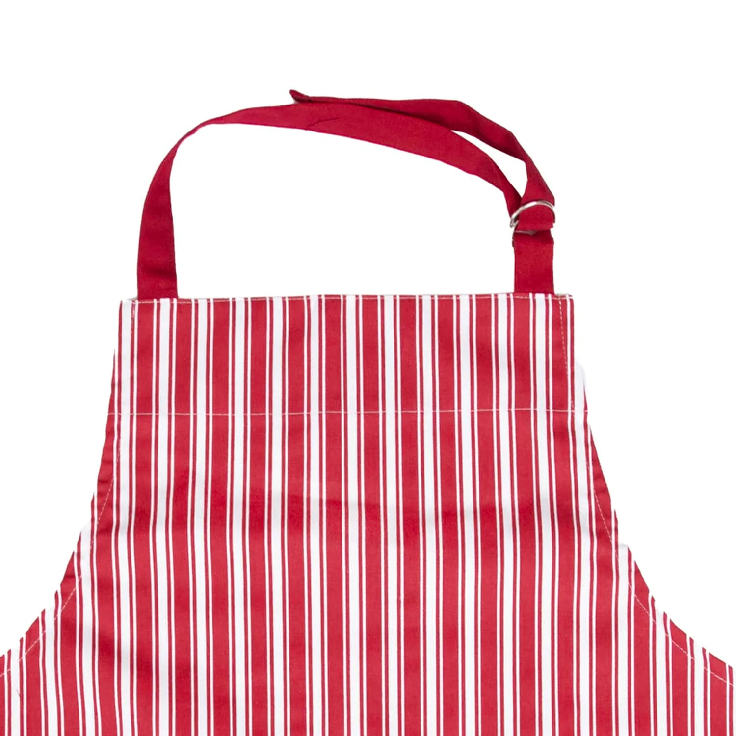 Better Houseware Adjustable Striped Apron, Red - Image 4