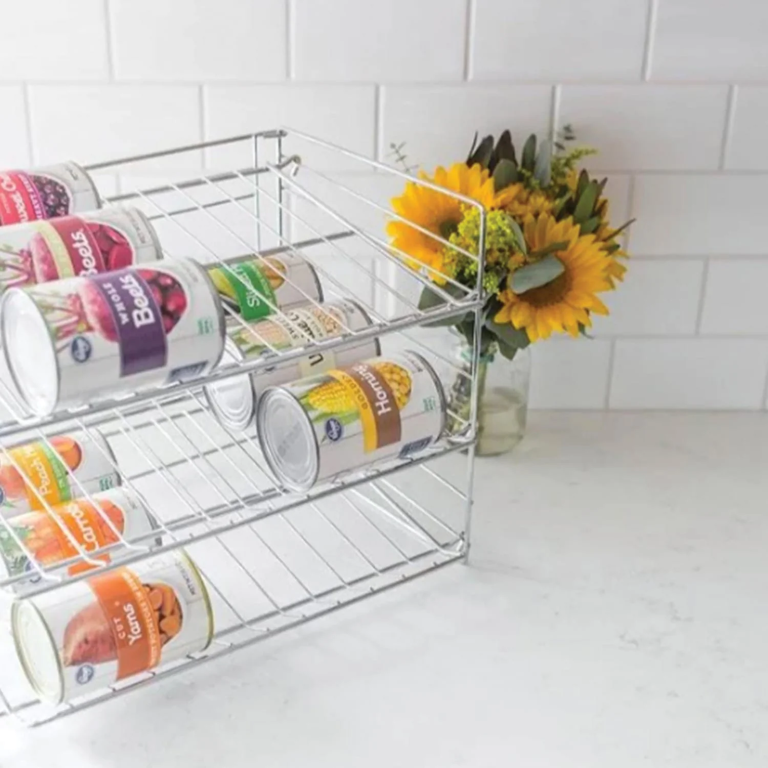 Better Houseware Can Organizer, Chrome - Image 3