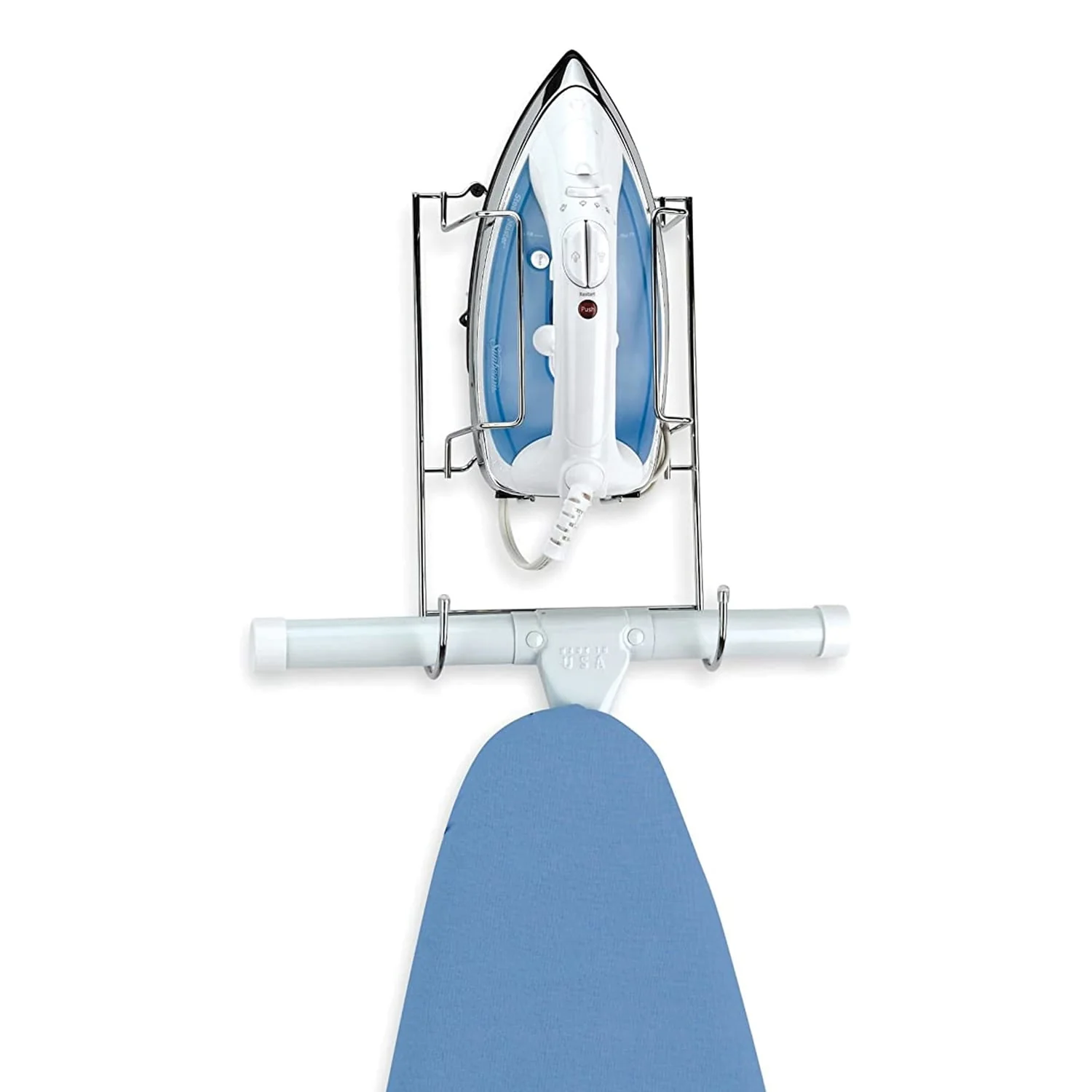 Better Houseware Chrome Iron and Ironing Board Holder - Image 2
