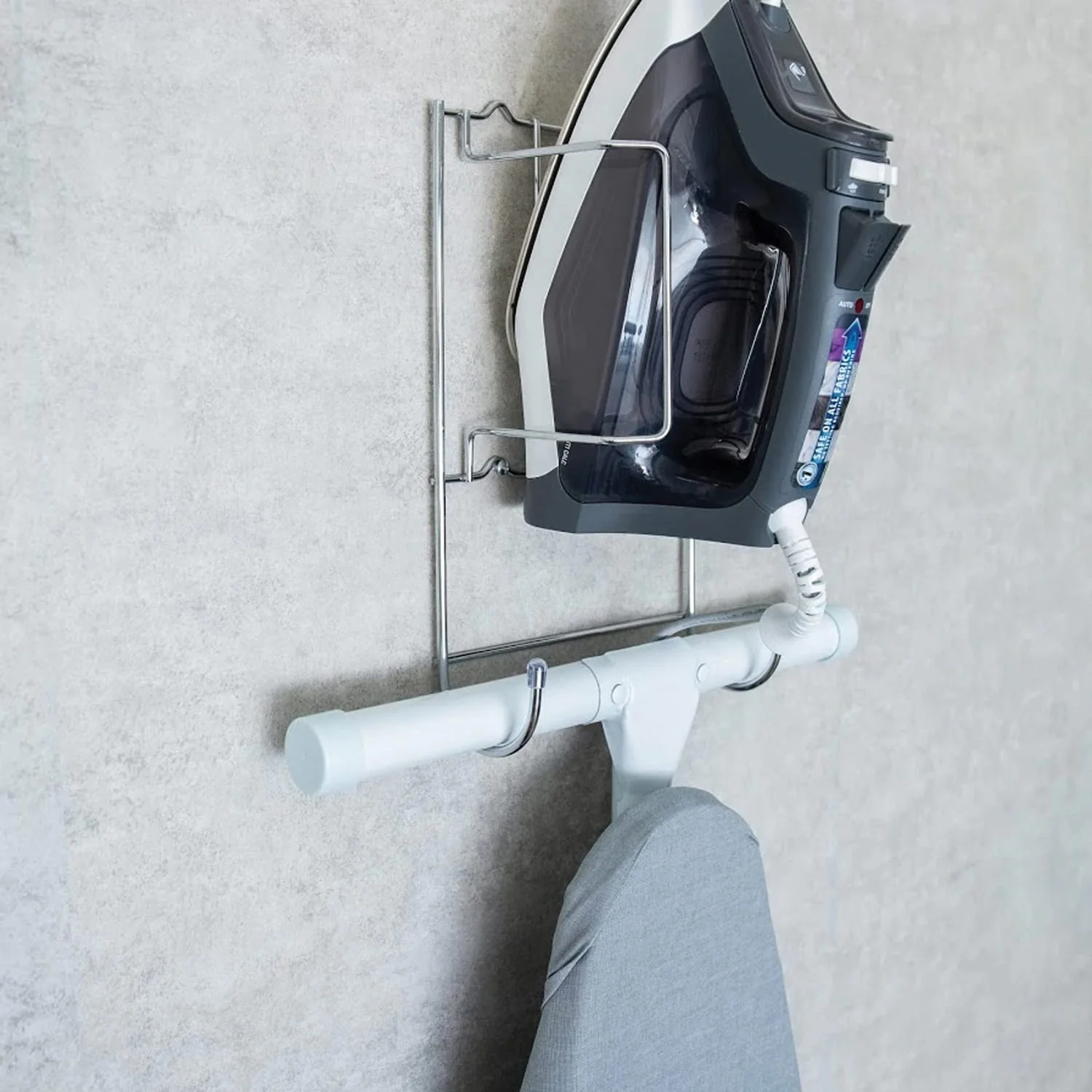 Better Houseware Chrome Iron and Ironing Board Holder - Image 5
