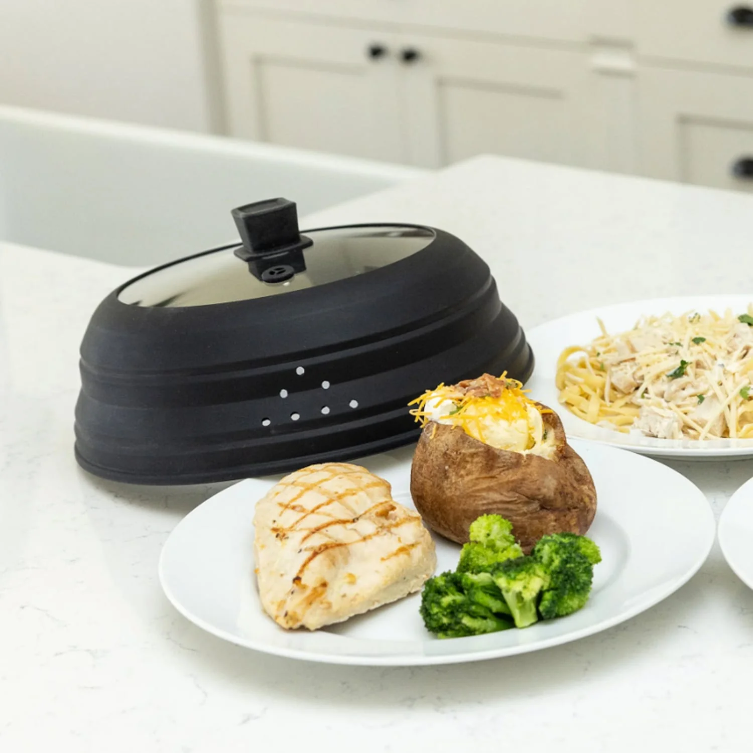 Better Houseware Collapsible Microwave Food Cover - Image 5