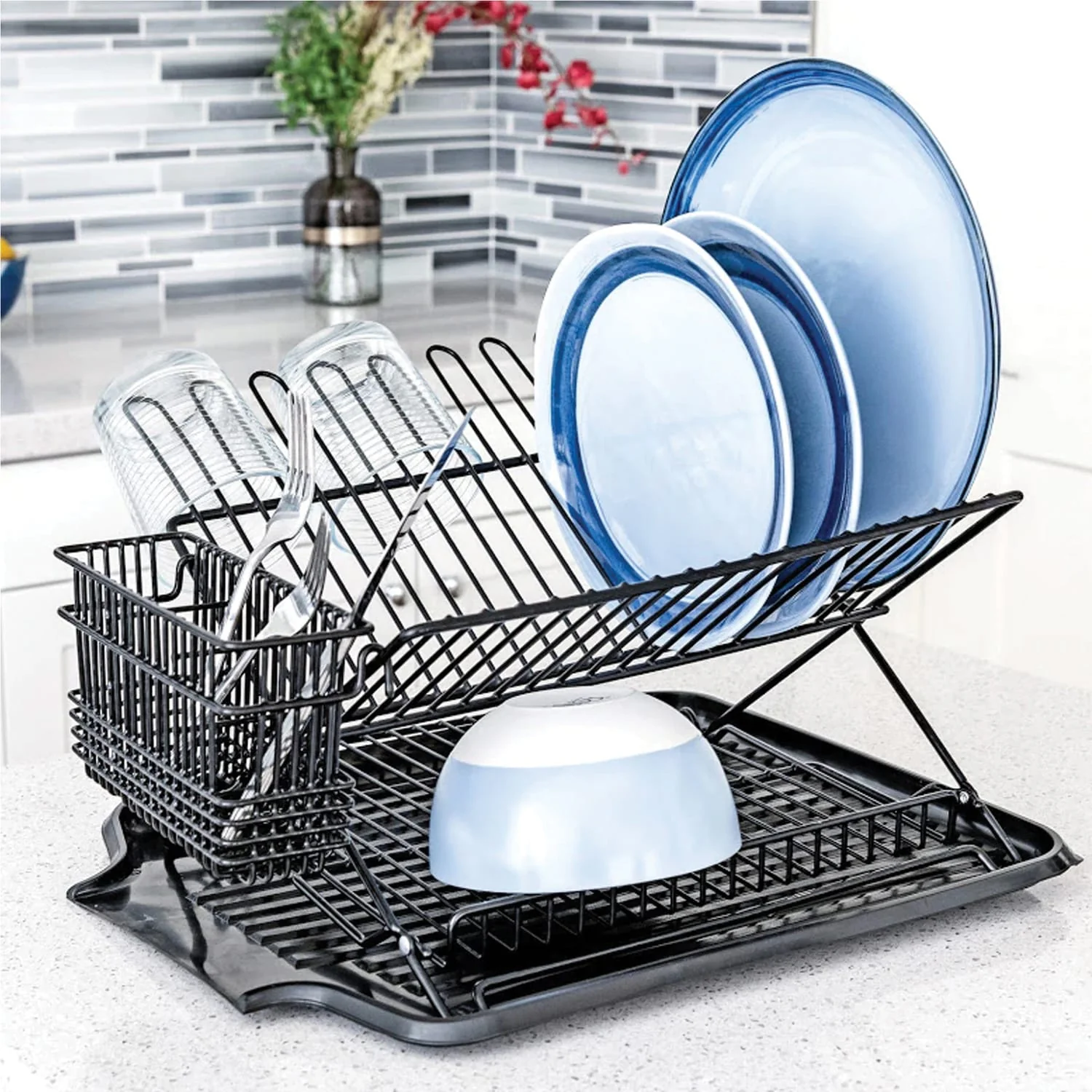 Better Houseware Dish Drain Board, Black - Image 2
