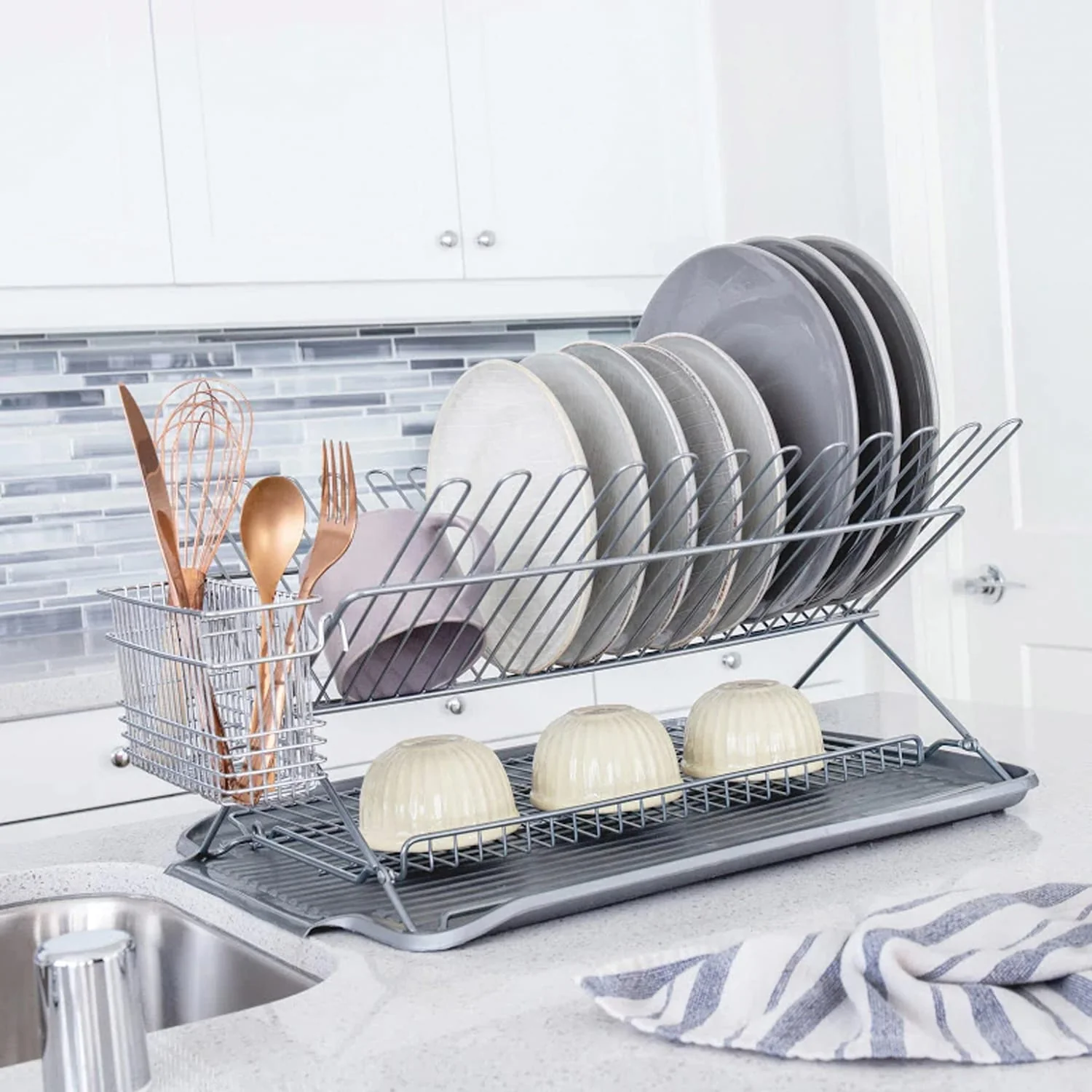 Better Houseware Dish Drain Board, Metallic - Image 2