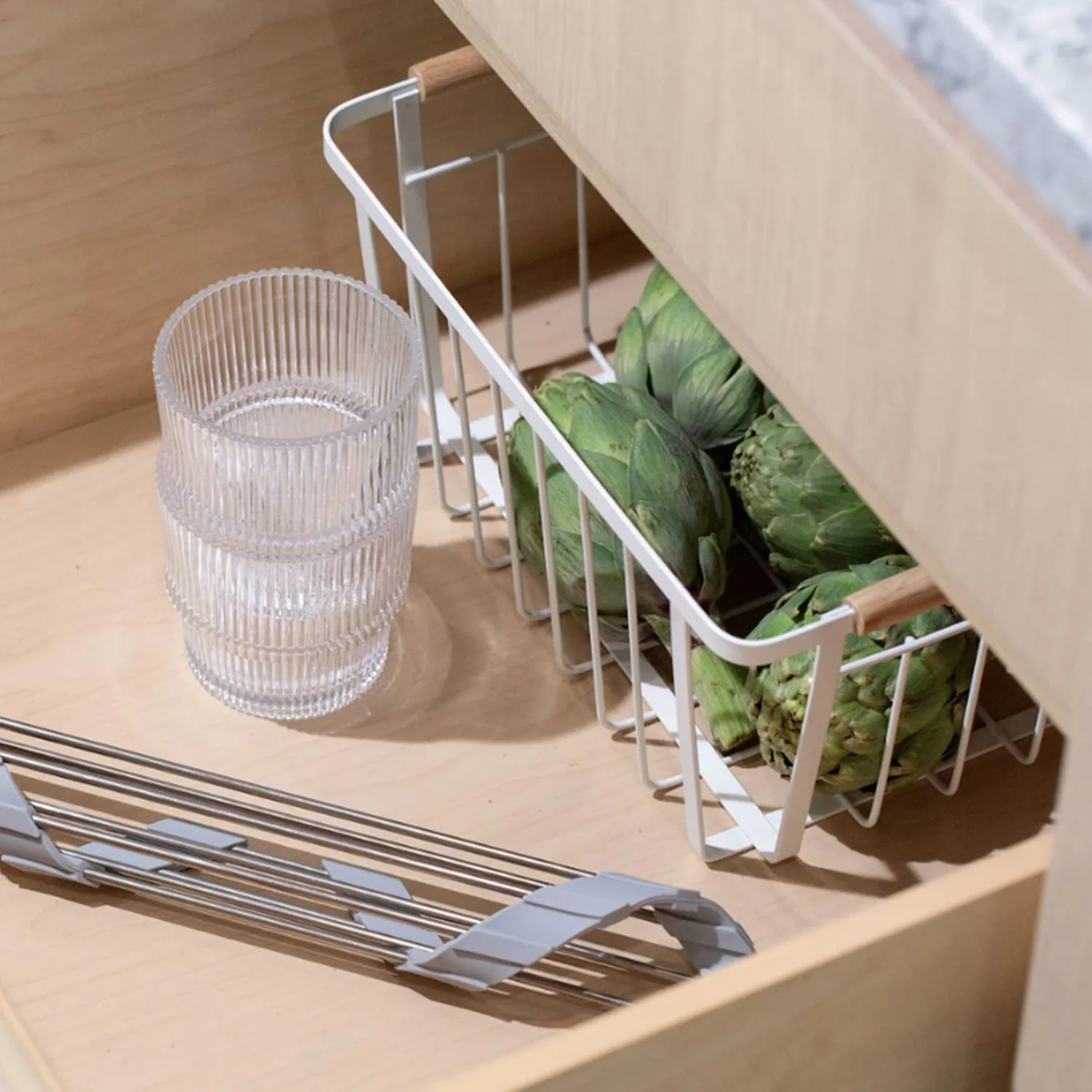 Better Houseware Nonslip Roll-up Stainless Steel Bars Corner Sink Shelf - Image 2