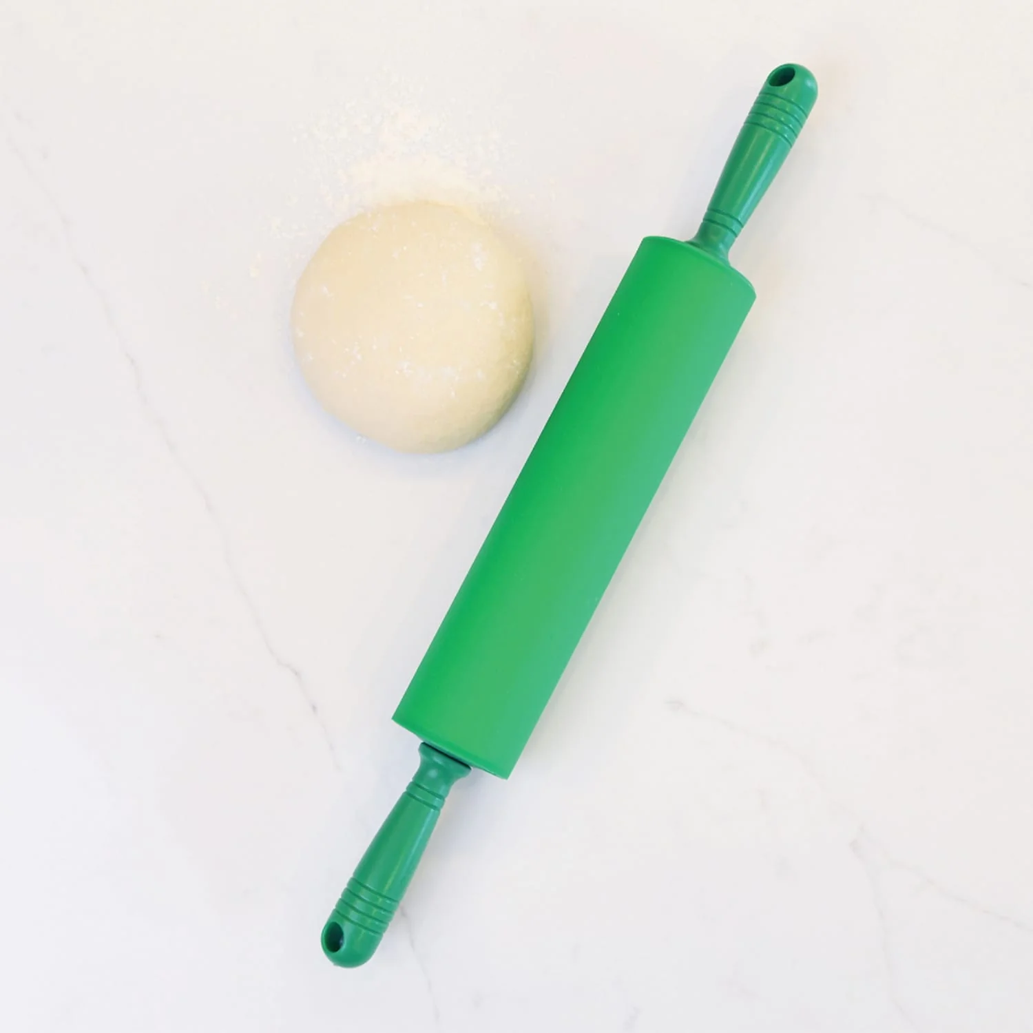 Better Houseware Silicone Rolling Pin, Green - Image 3