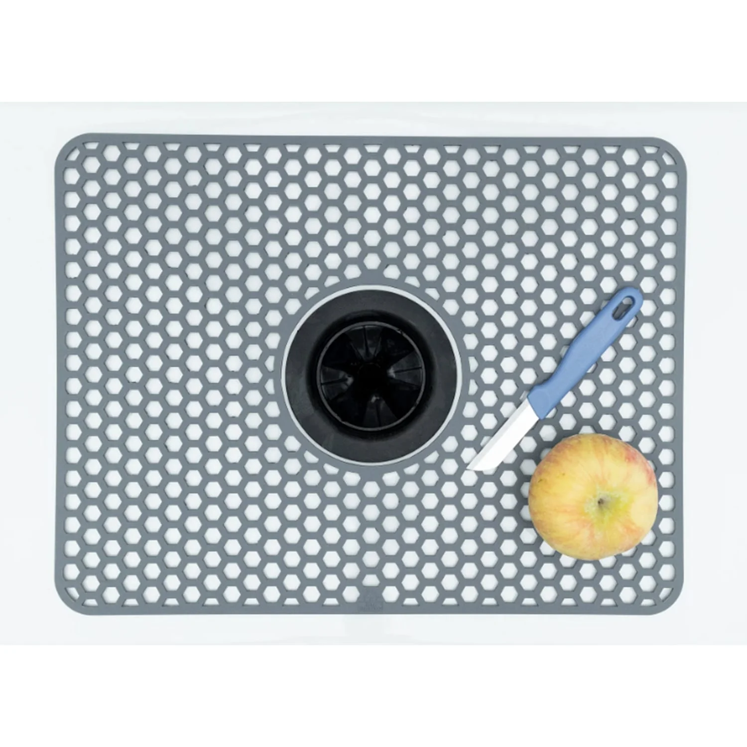 Better Houseware Silicone Sink Mat, Gray, Medium - Image 2
