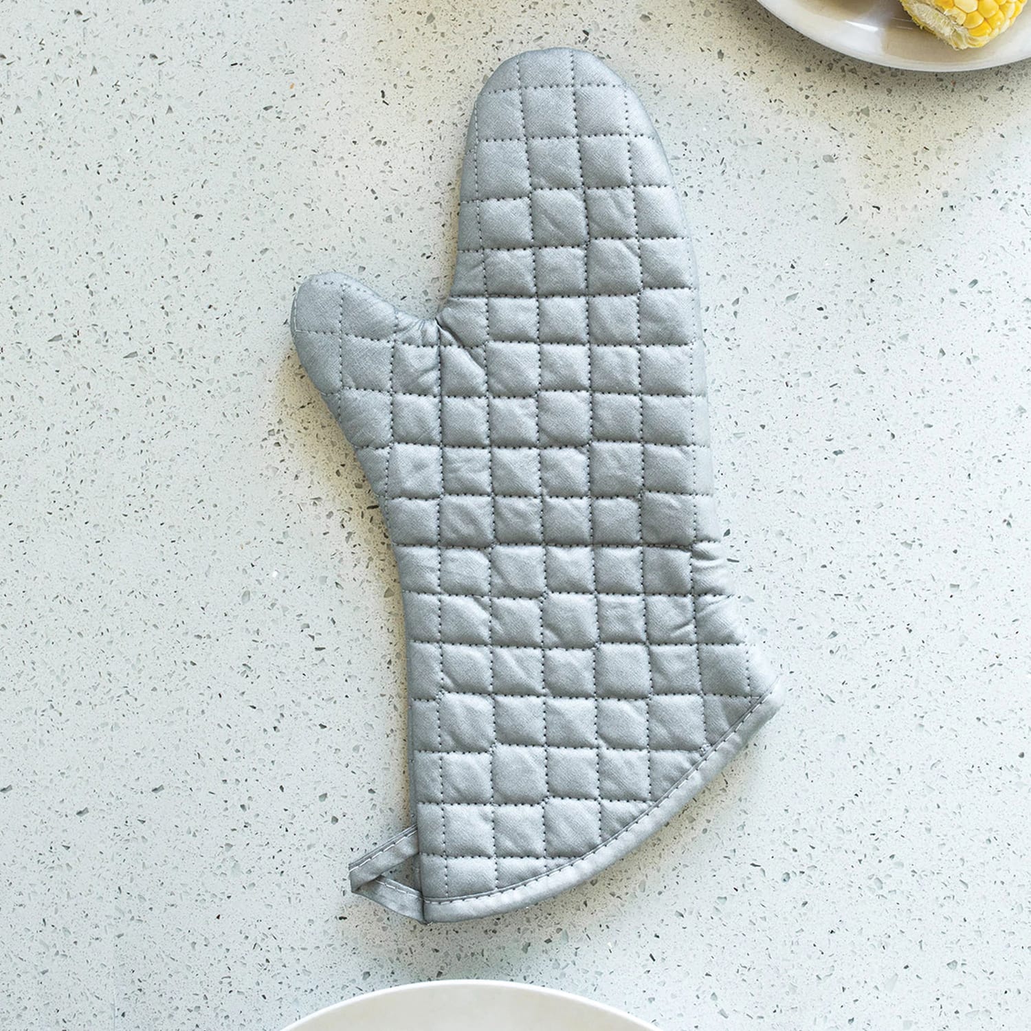 Better Houseware Silver Silicone Oven and BBQ Mitt - Image 2