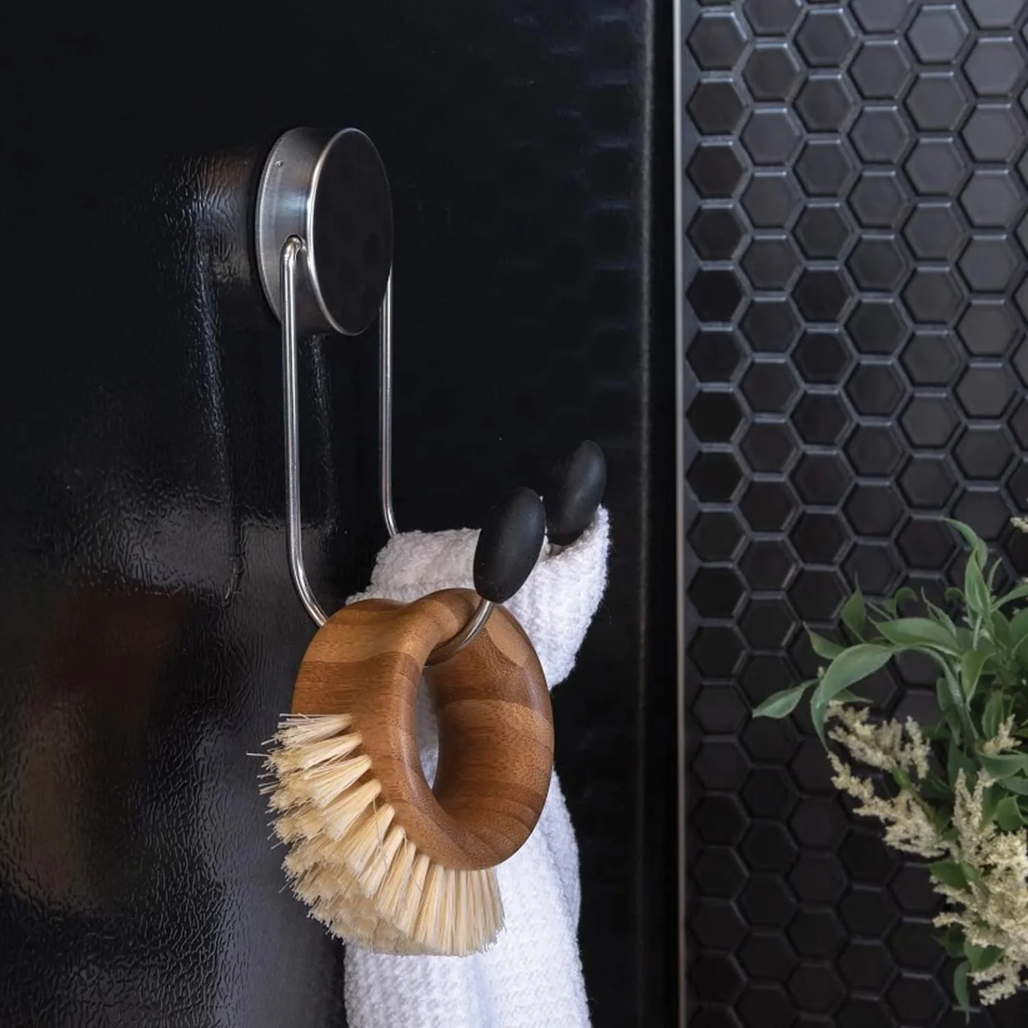 Better Houseware Stainless Steel Magnetic Double Hook - Image 5