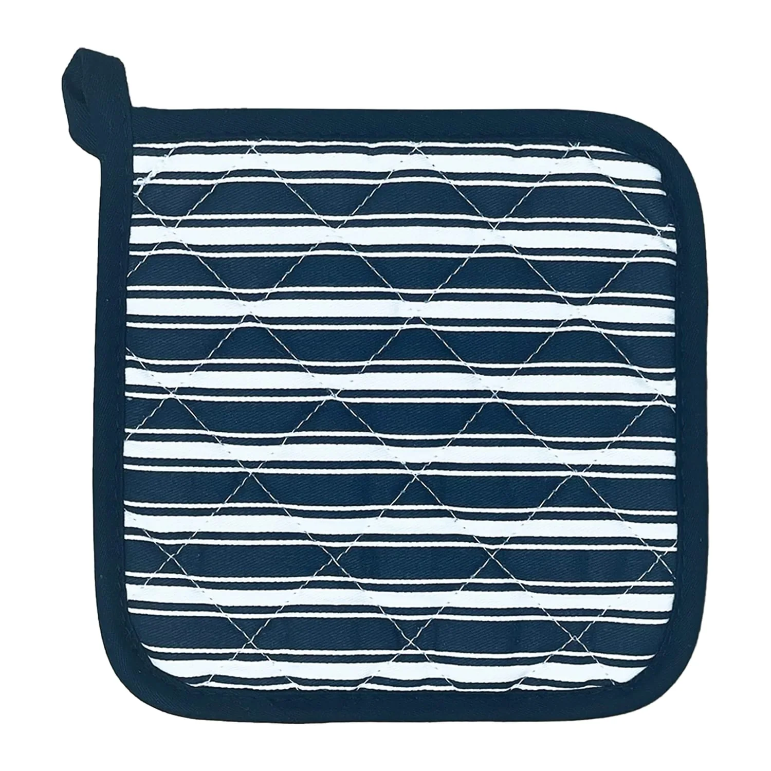 Better Houseware Striped Pot Holder, Black